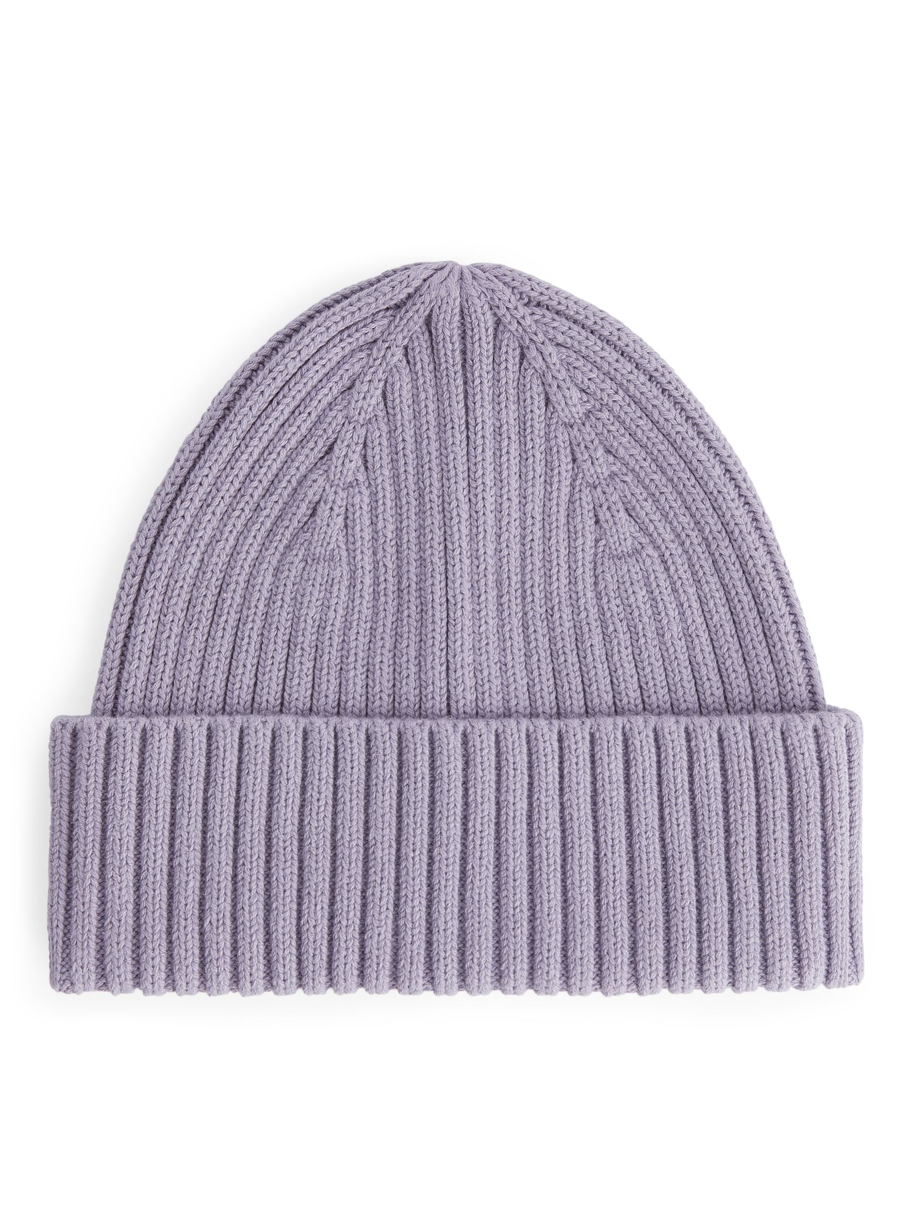 Bonnet en tricot côtelé - Mauve - Enfant - StillMedia/DescriptiveStillLife - 1