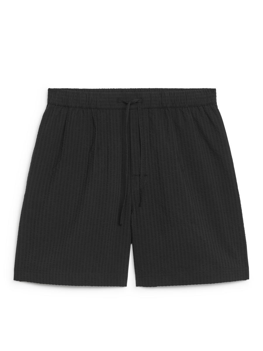 Seersucker Shorts-#303033-8339