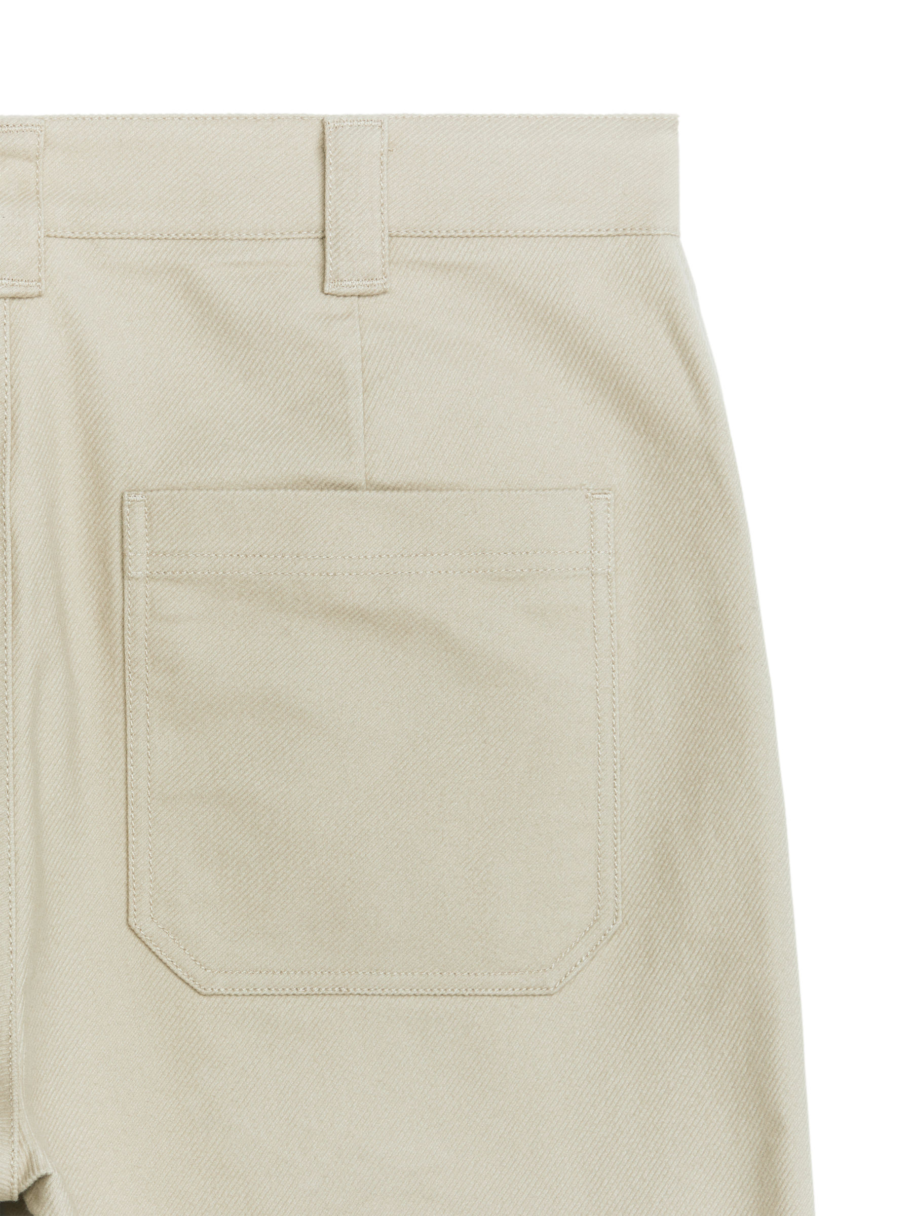 Cotton Moleskin Twill Trousers - Beige - Regular fit - Men - StillMedia/DescriptiveDetail - 2