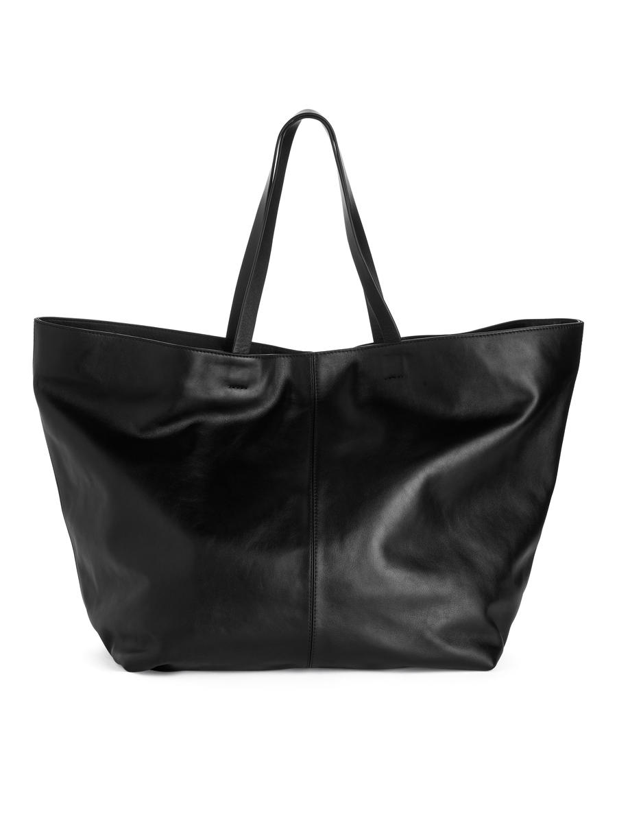 Leather Tote Bag-#272628-12509