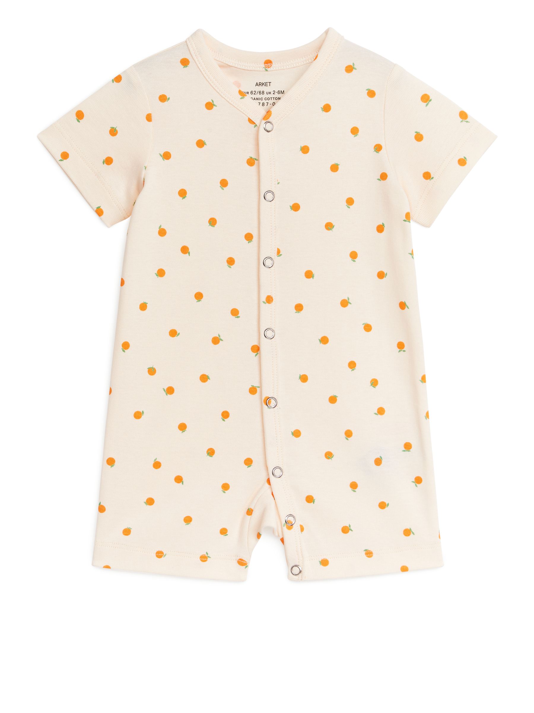 Pigiama intero a maniche corte - Bianco sporco/Arance - Regular fit - Children - StillMedia/DescriptiveStillLife - 3