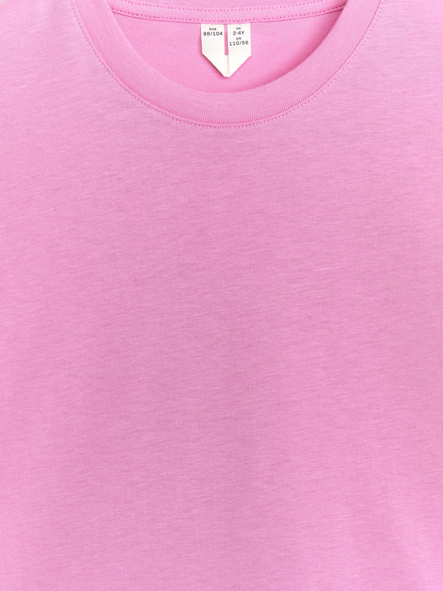 Crew-Neck T-Shirt - Pink - Regular fit - Children - 1133248014