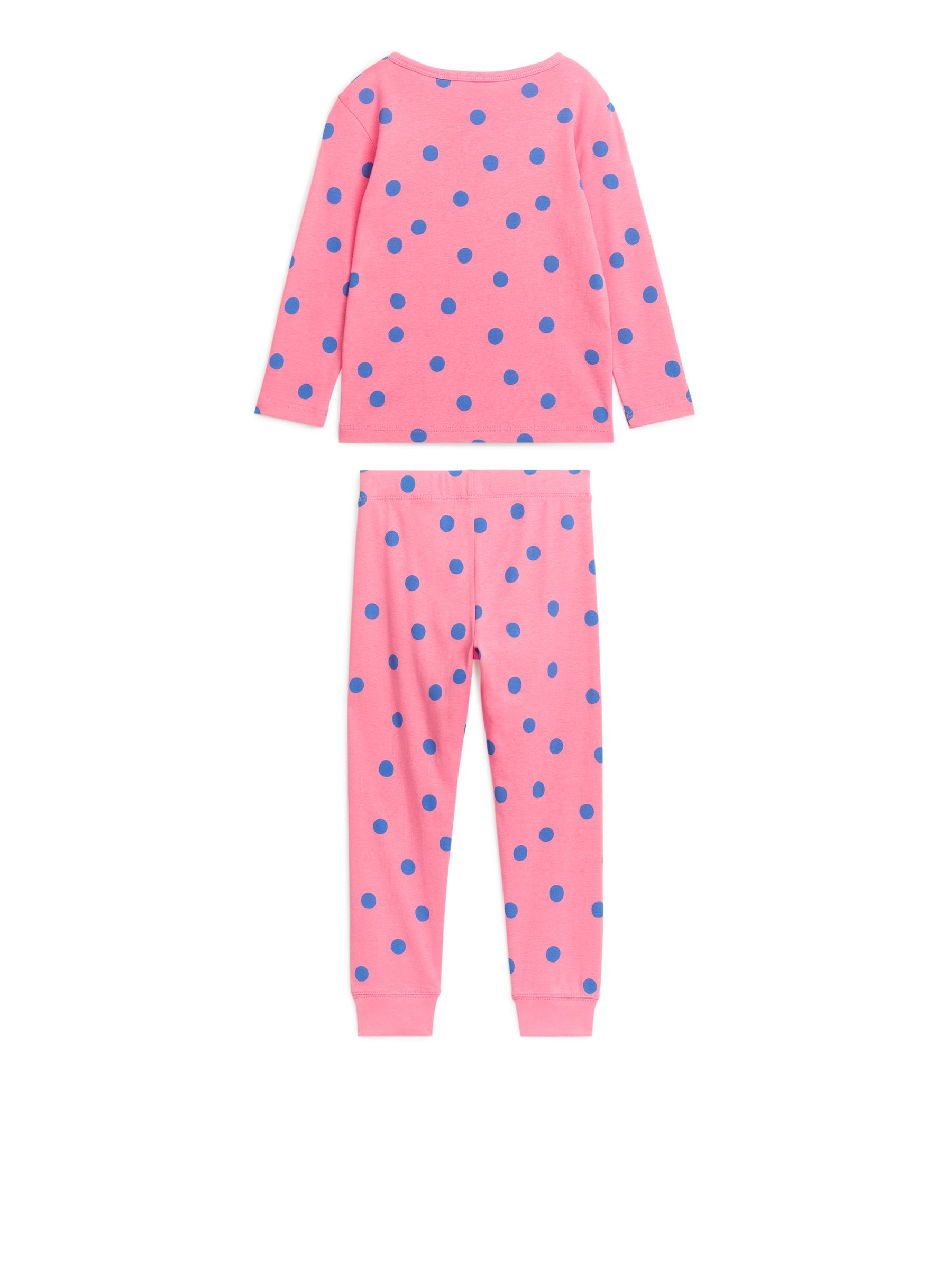 Conjunto de pijama de punto - Rosa/lunares - Corte estándar - Children - StillMedia/DescriptiveStillLife - 3