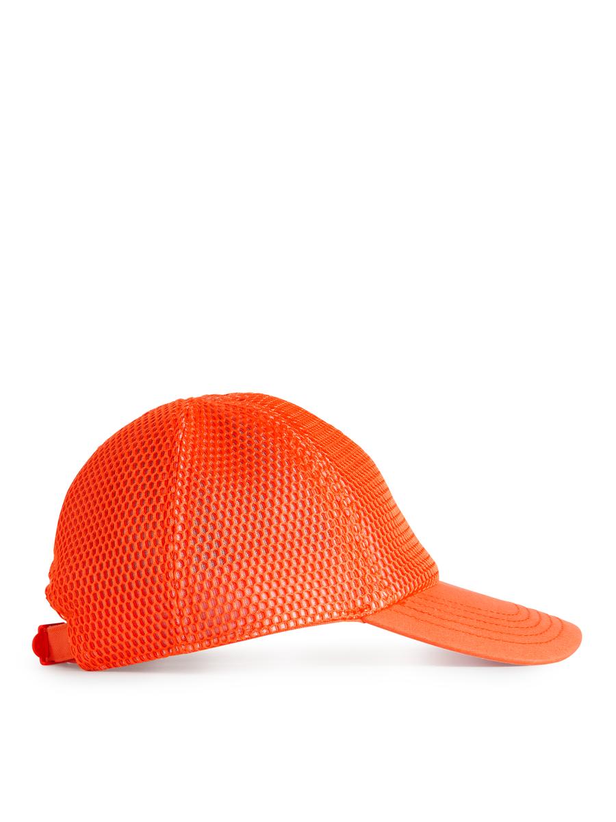 Mesh Cap-#FD623A-5802