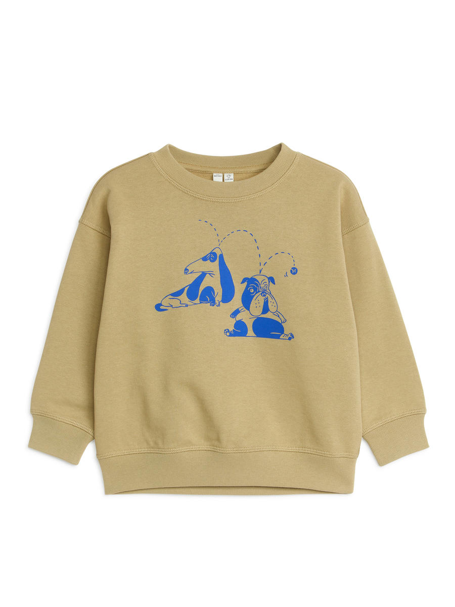 Relaxed Sweatshirt - Light Khaki - Relaxed fit - Children - 1118471024