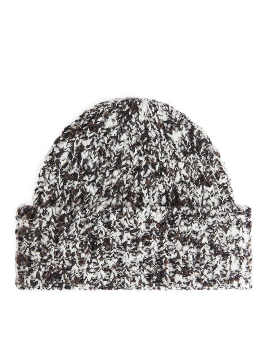 Bouclé Beanie-#272628-12216