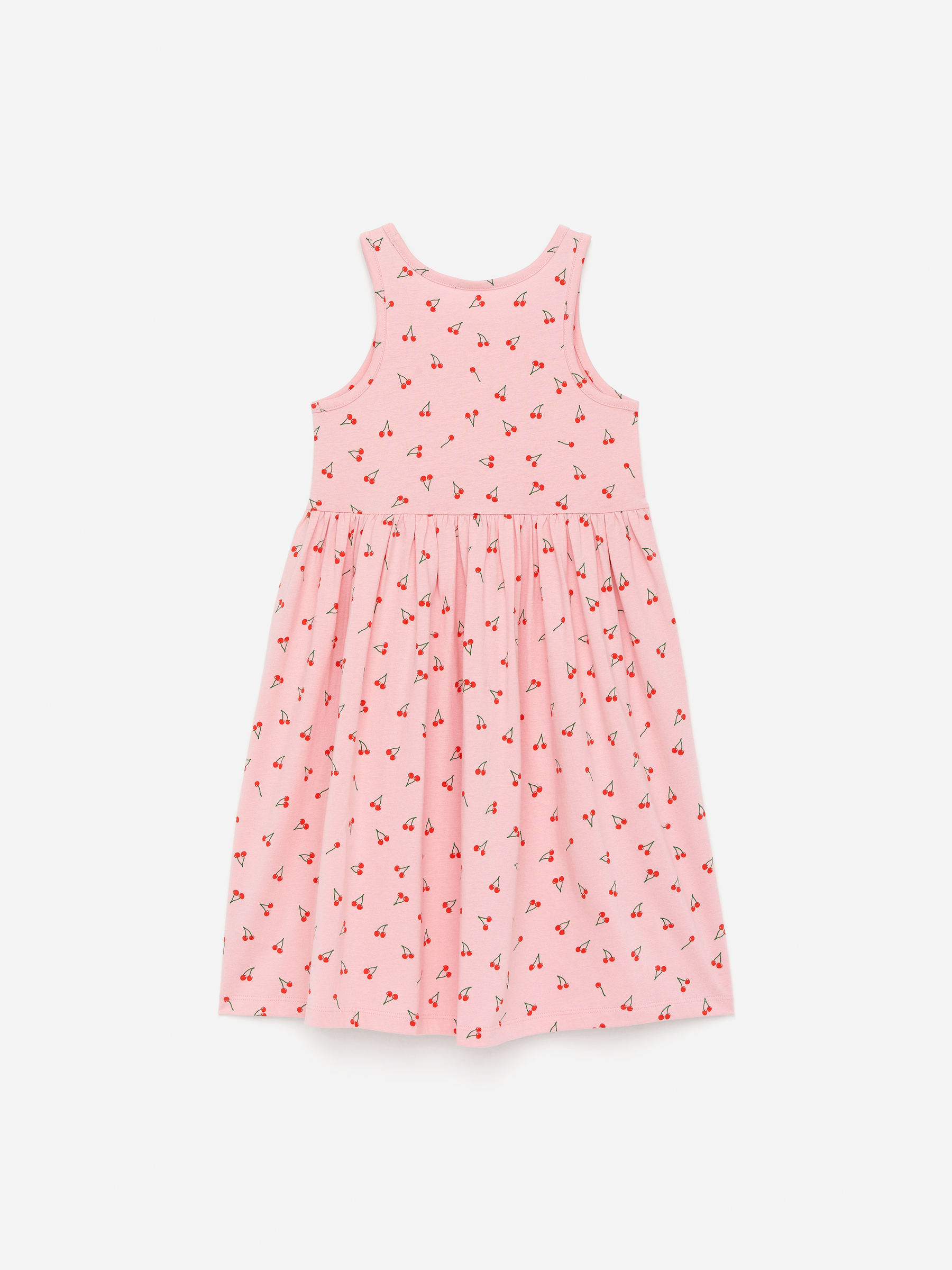 Cotton Tank Dress - Pink/Cherries - Regular fit - Children - StillMedia/DescriptiveStillLife - 2