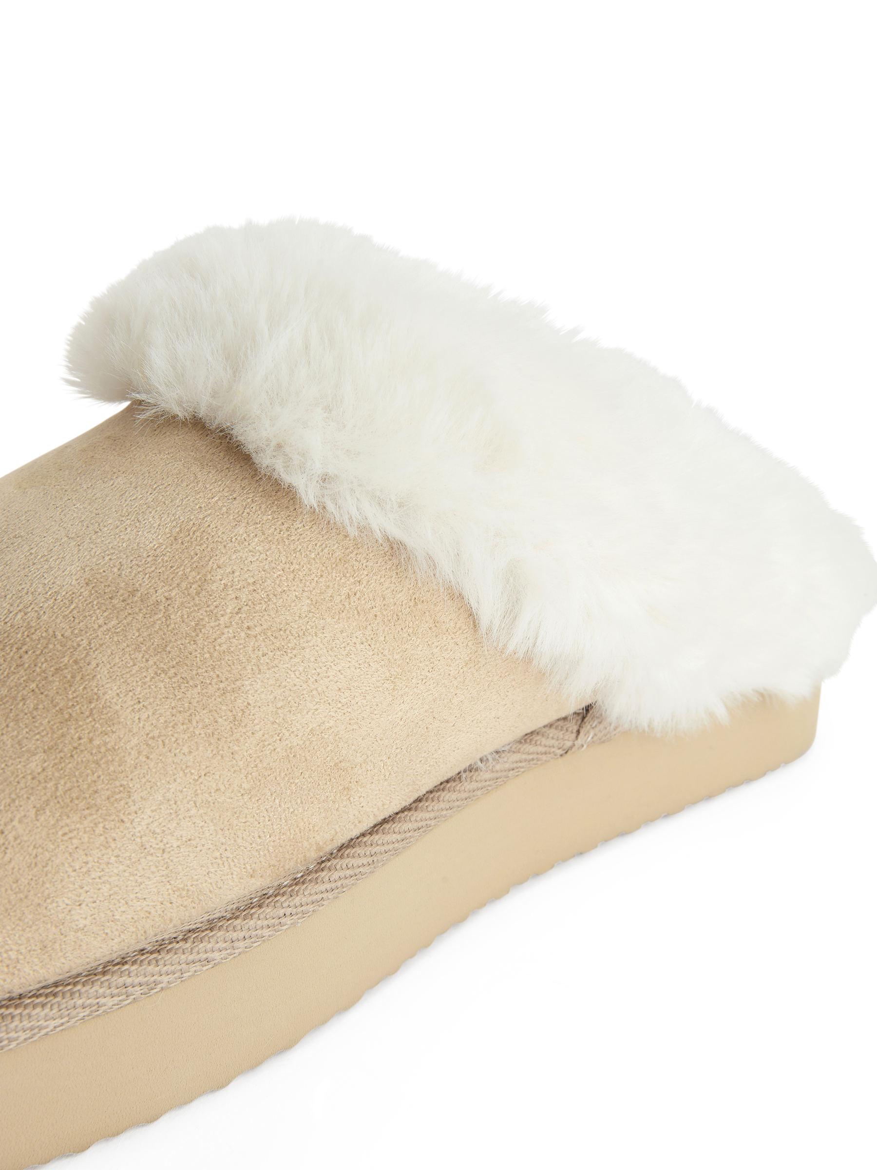 Ciabatta in pelliccia sintetica - Beige - Women - StillMedia/DescriptiveDetail - 2