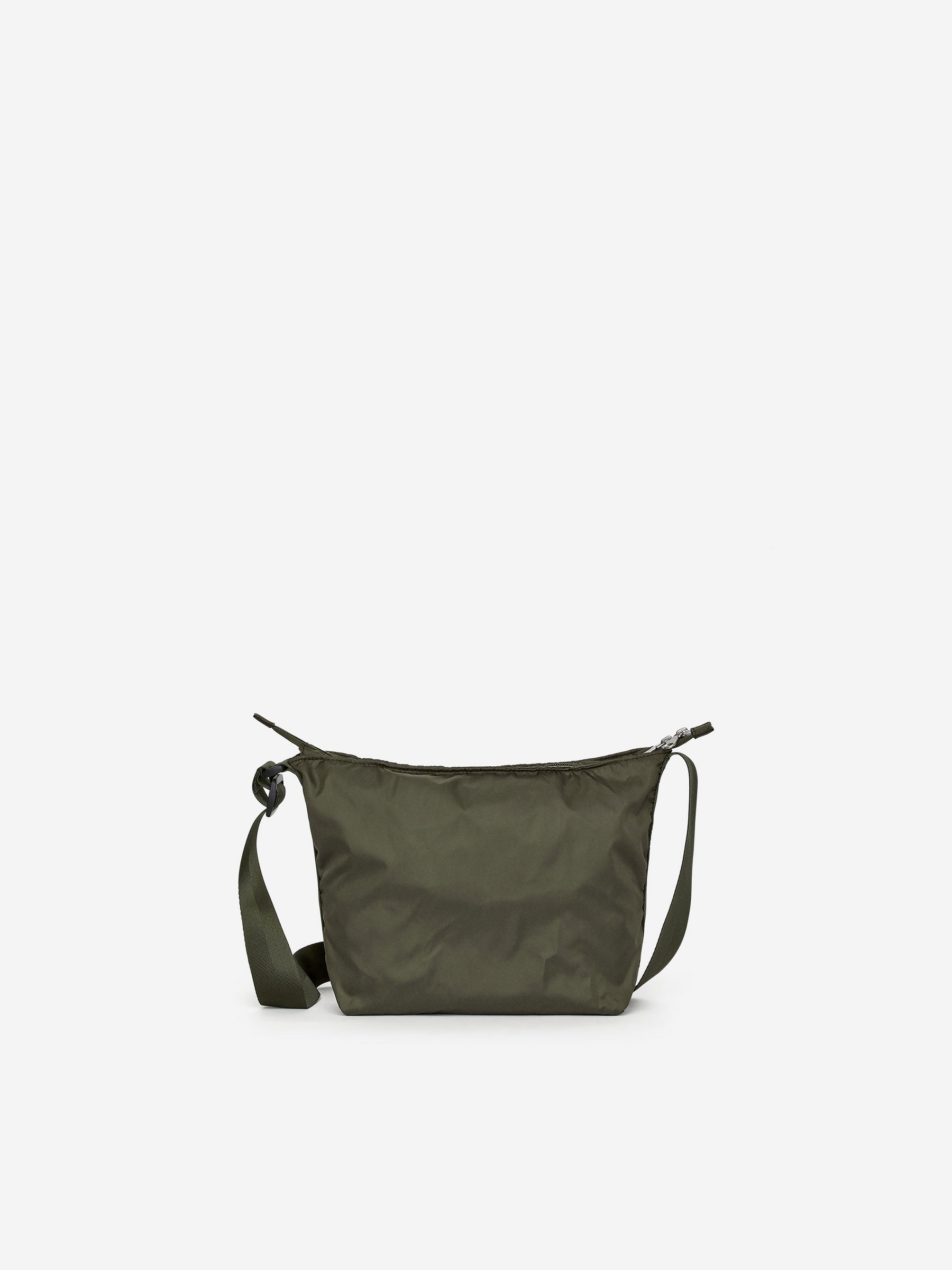 Kleine, faltbare Kuriertasche-#57564B-14883