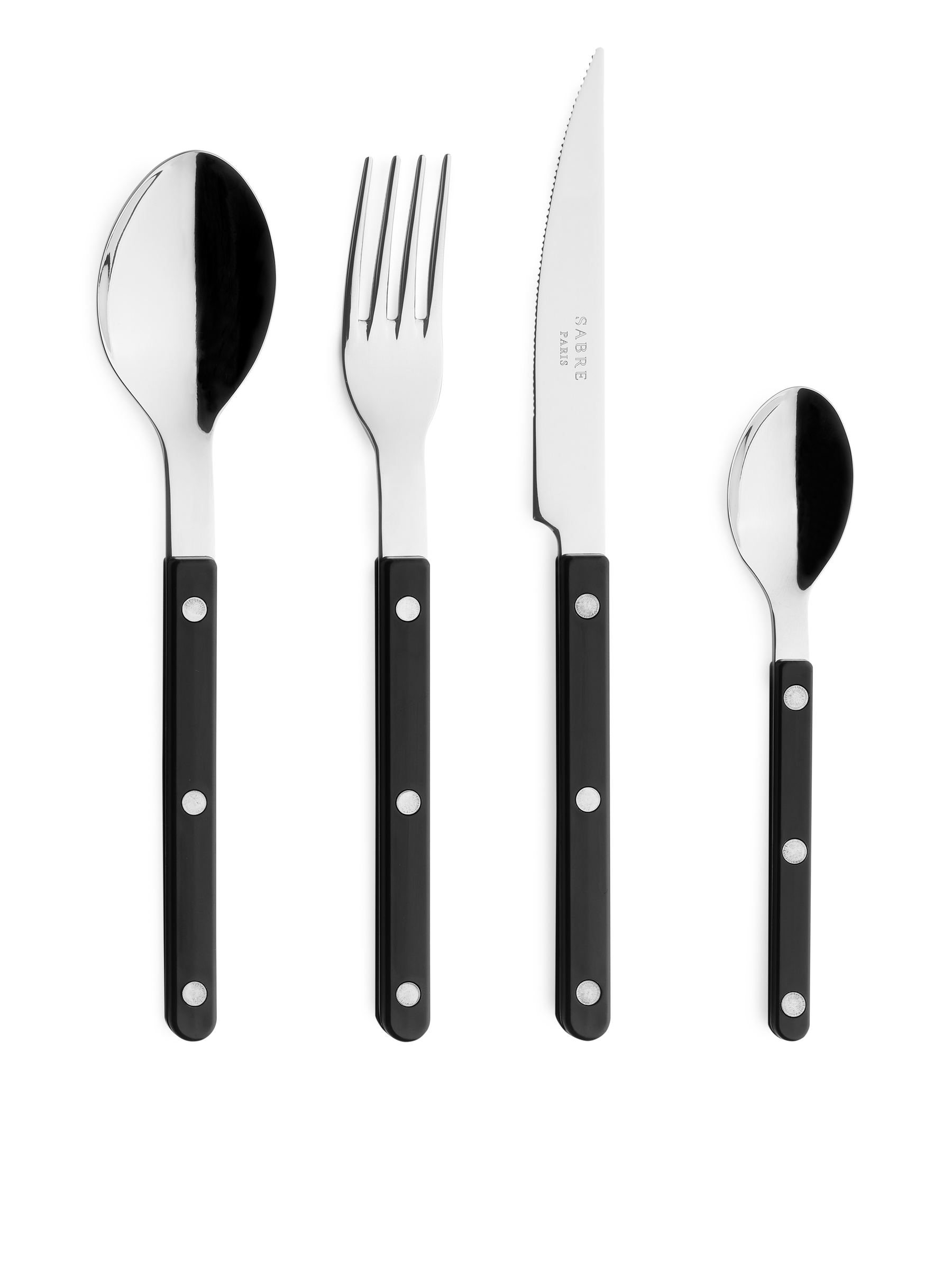 Sabre Paris Bistrot Cutlery - Black - Homeware - StillMedia/DescriptiveStillLife - 3
