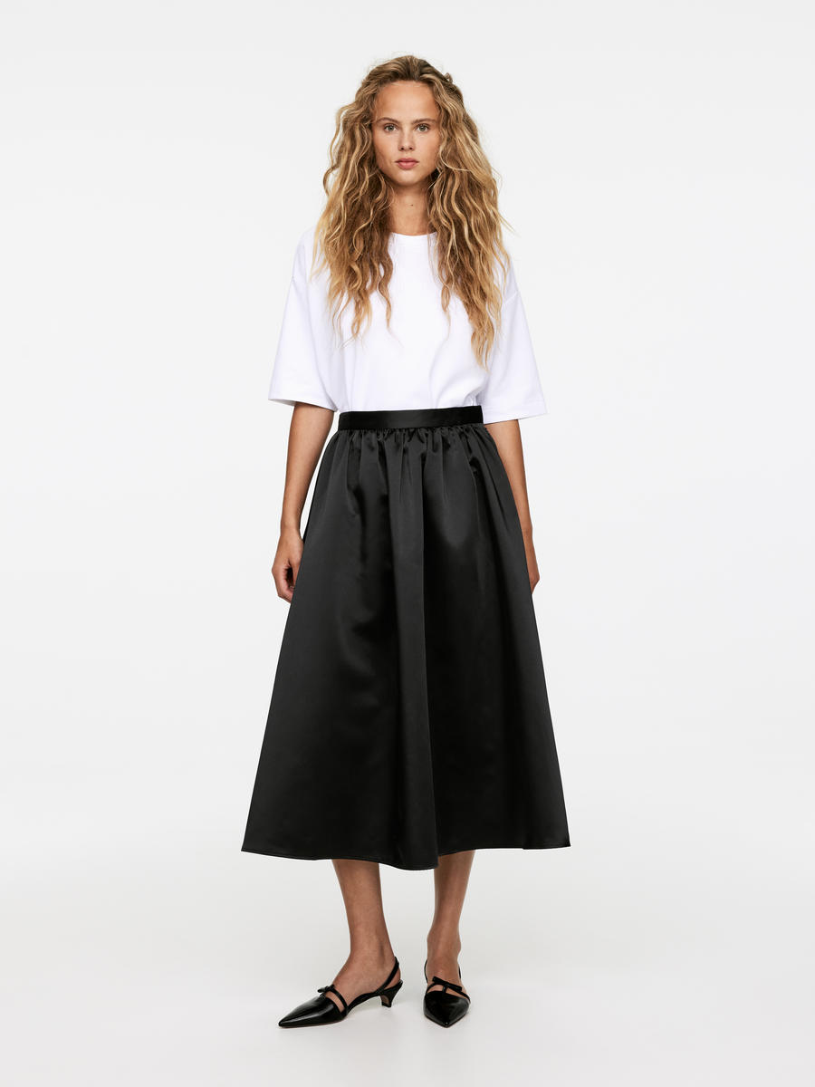 Taffeta Skirt-#272628-3296