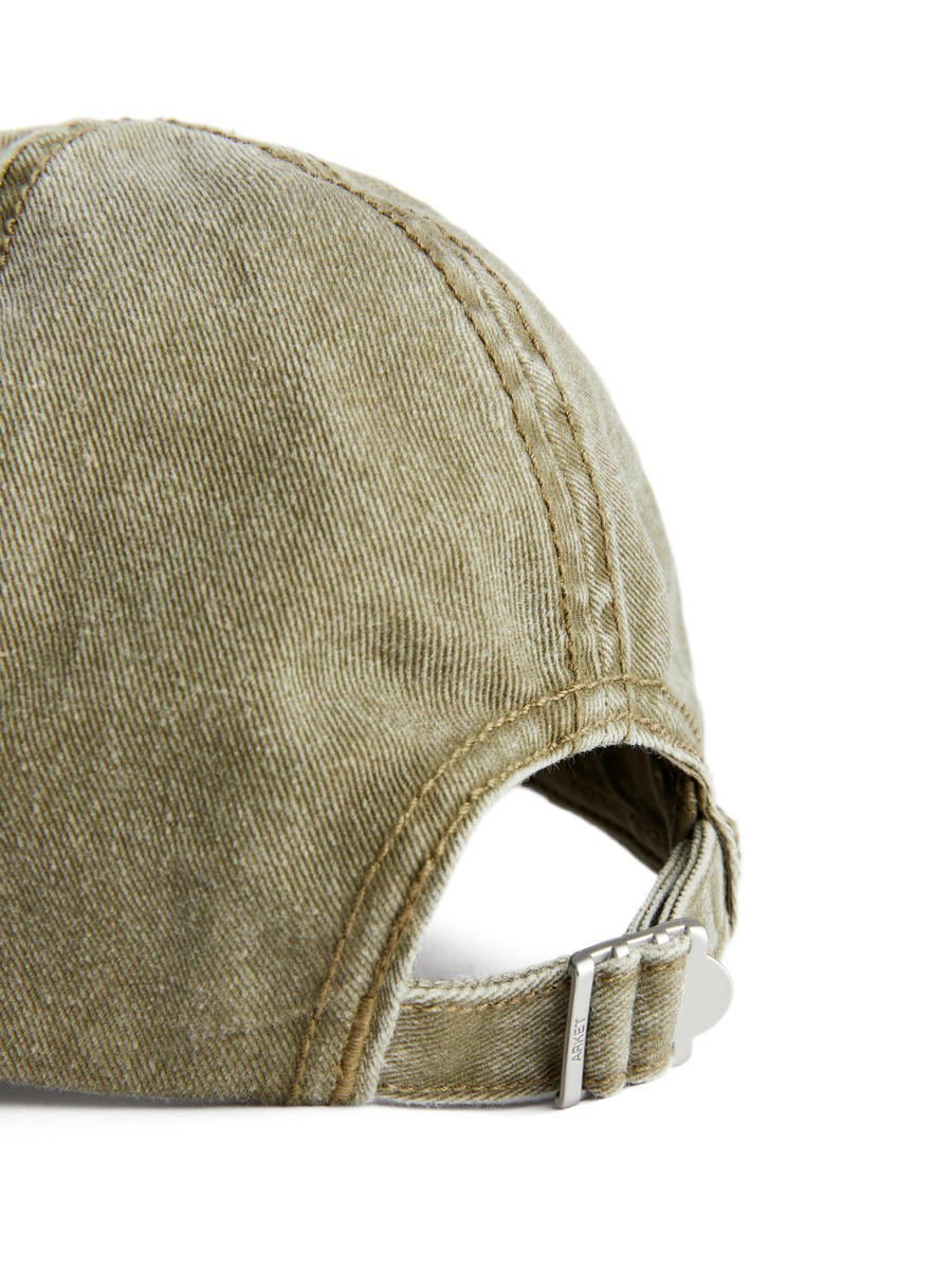 Embroidered Cap - Washed Khaki Green - Children - 1217000002