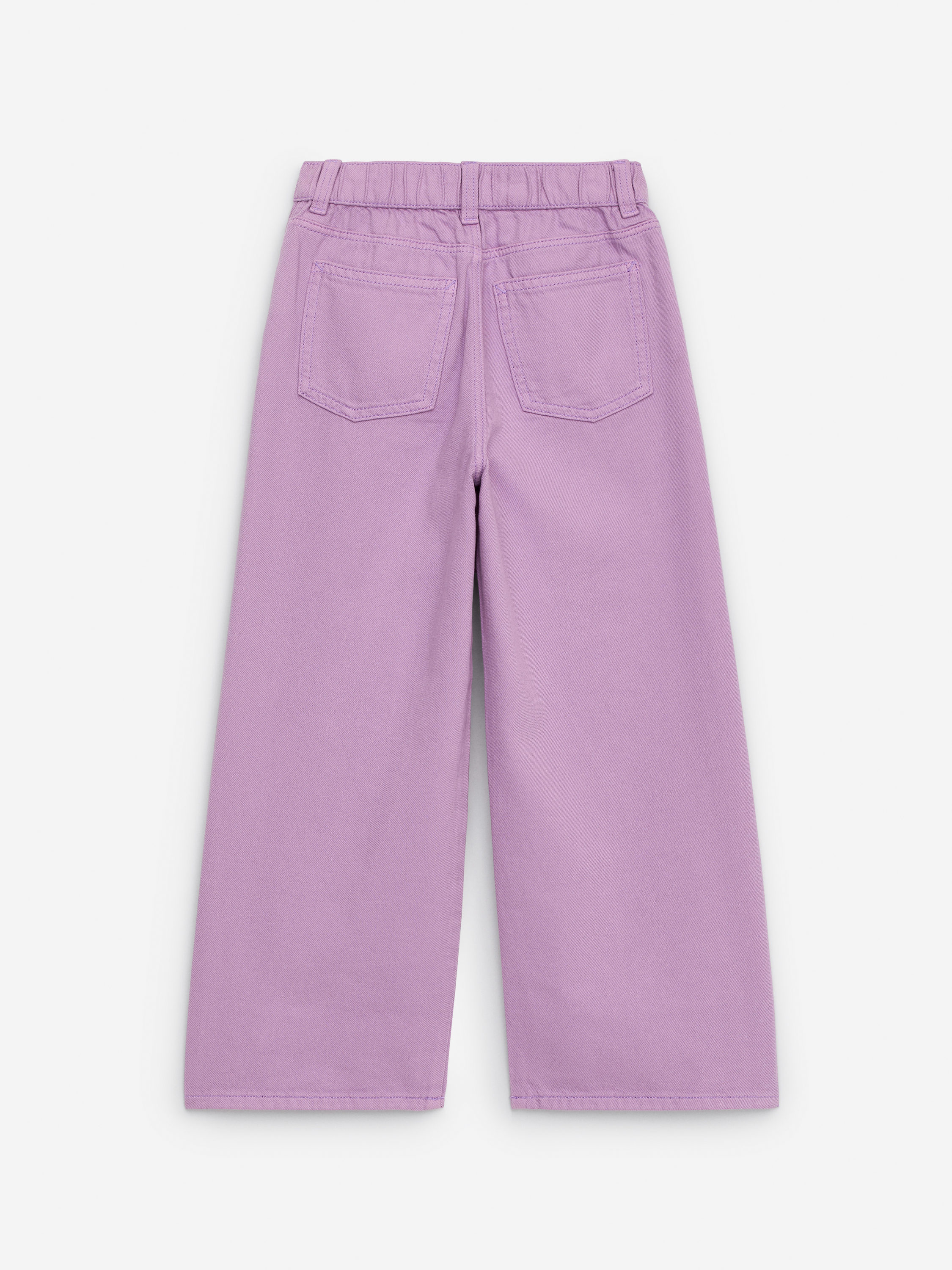 Wide Denim Trousers – Purple – Children – ARKET EU