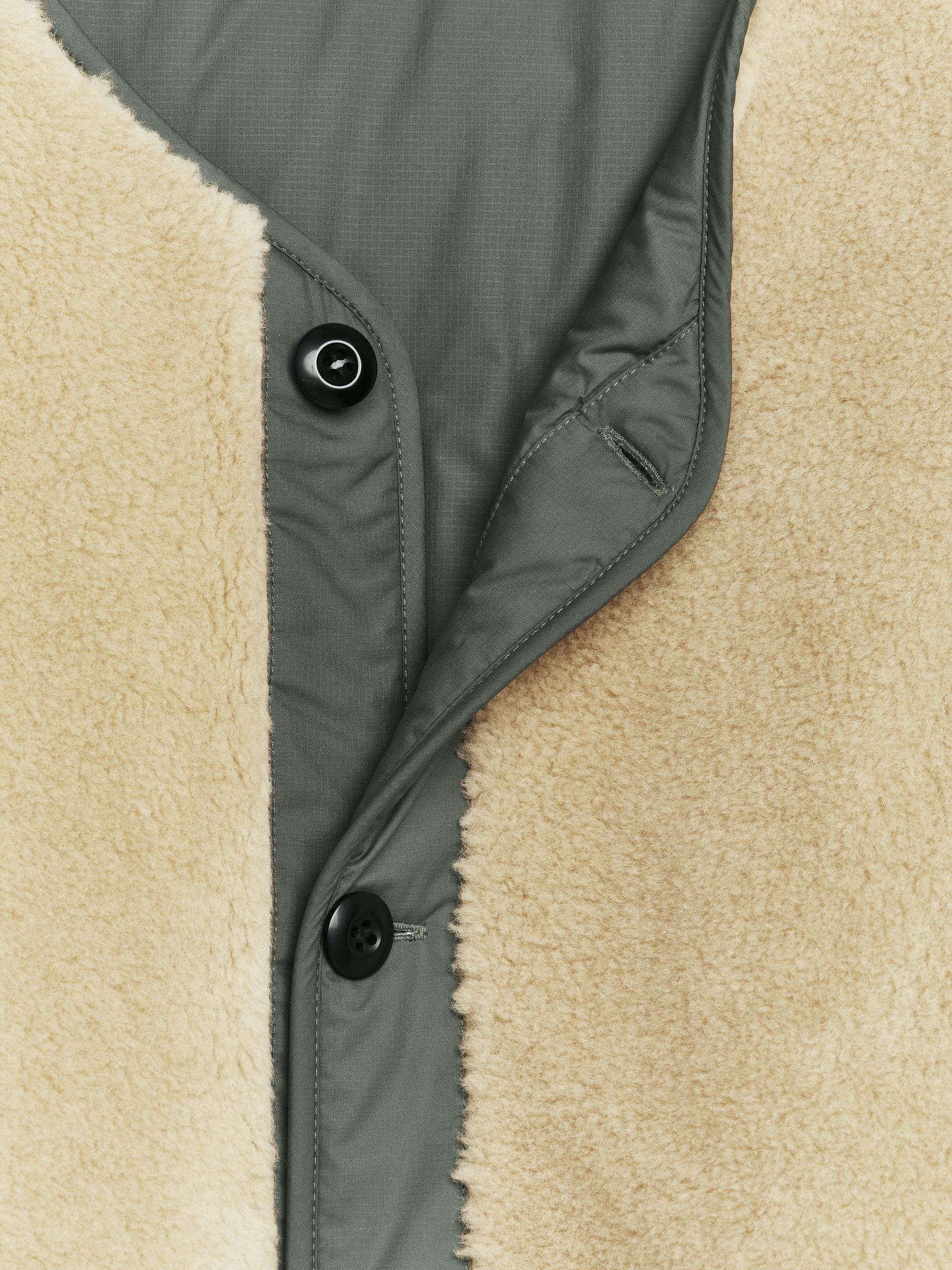 Veste à doublure en laine polaire - Beige/vert - Relaxed fit - Homme - StillMedia/DescriptiveDetail - 1