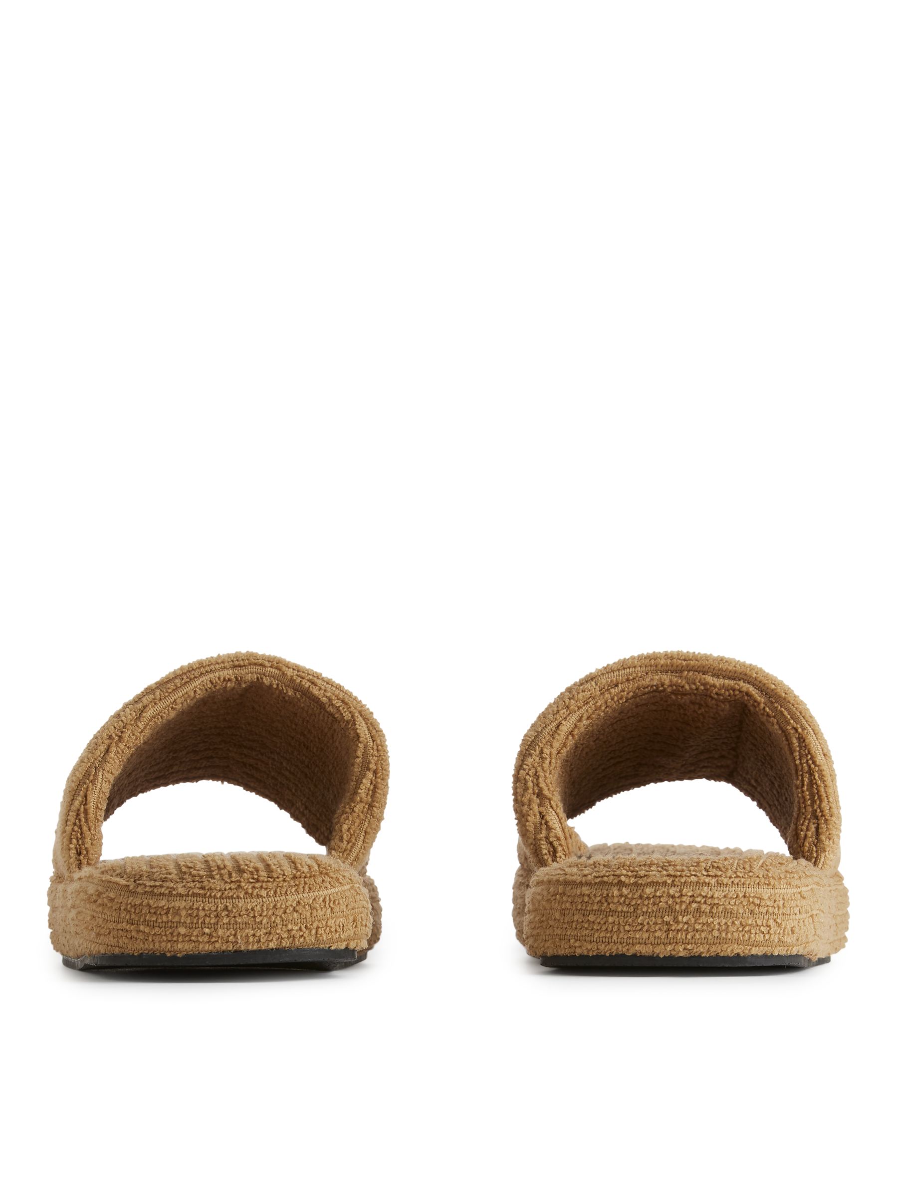 Chanclas de piscina en tela de toalla - Beige oscuro - Women - StillMedia/DescriptiveStillLife - 4