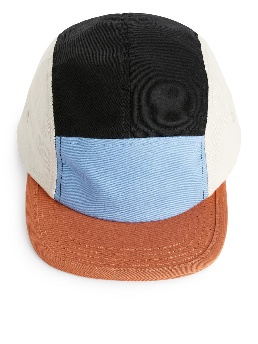 Colour Block Cap-Black-916