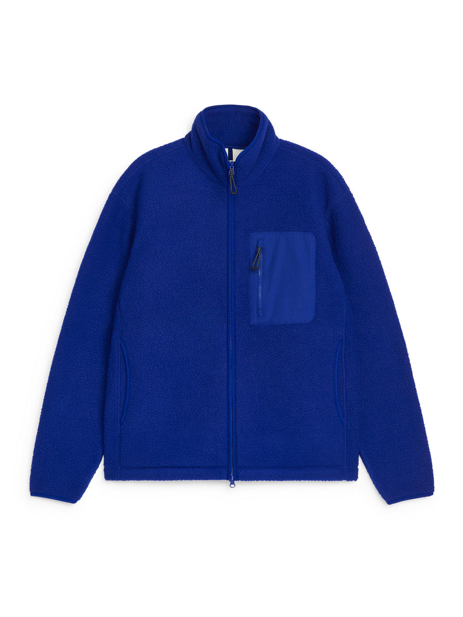 Fleece Jacket-#3C4372-12856