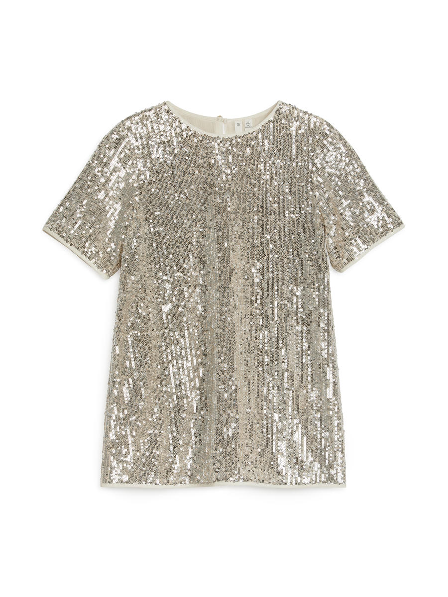 Sequin Dress-#8F8C8E-6176