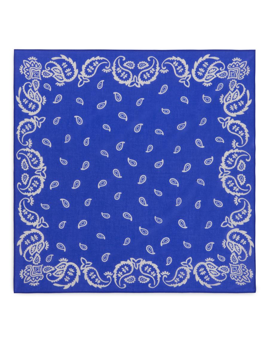 Bandana aus Baumwolle-#3B4EA3-6675