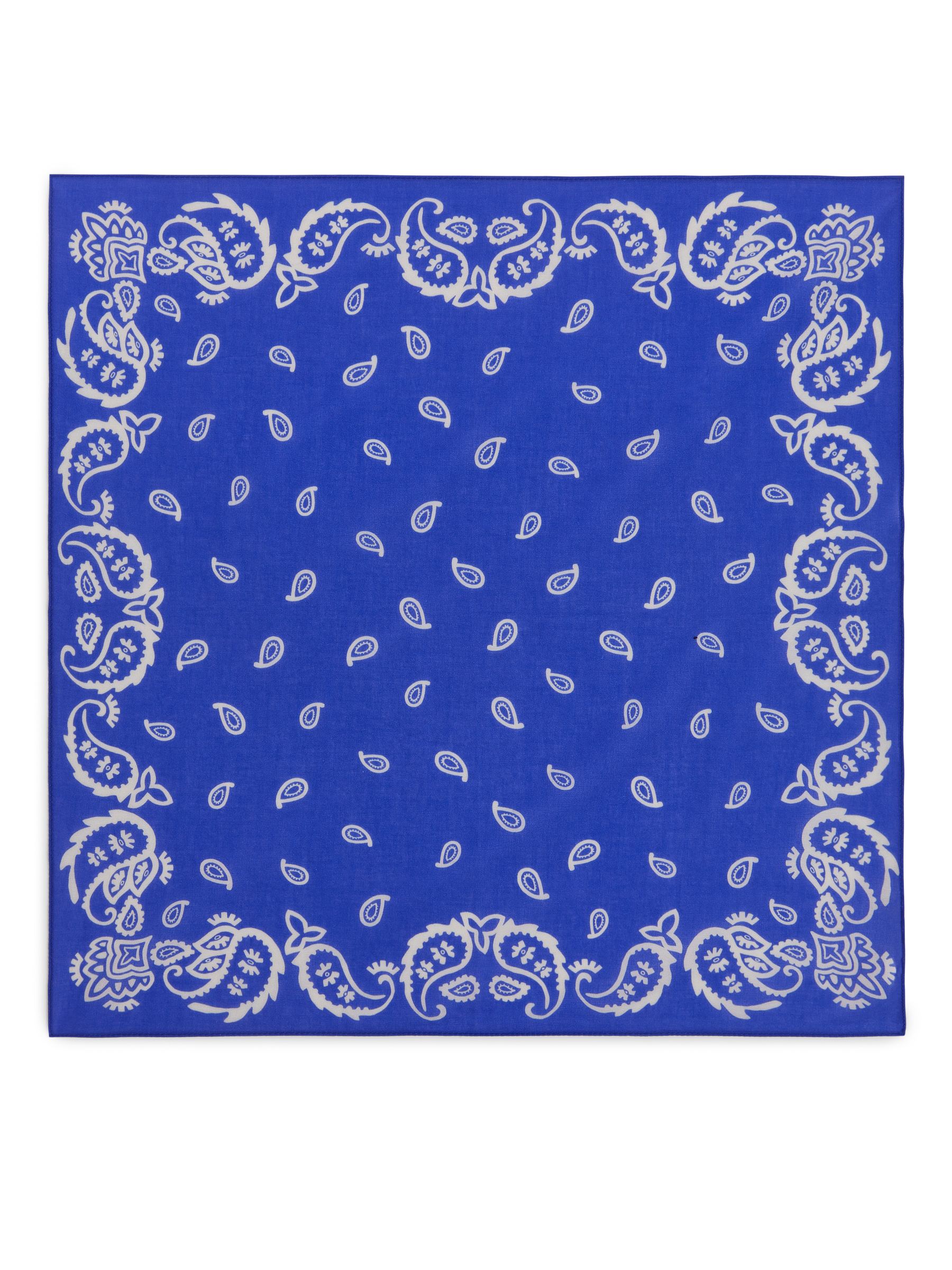 Cotton Bandana-#3B4EA3-6675