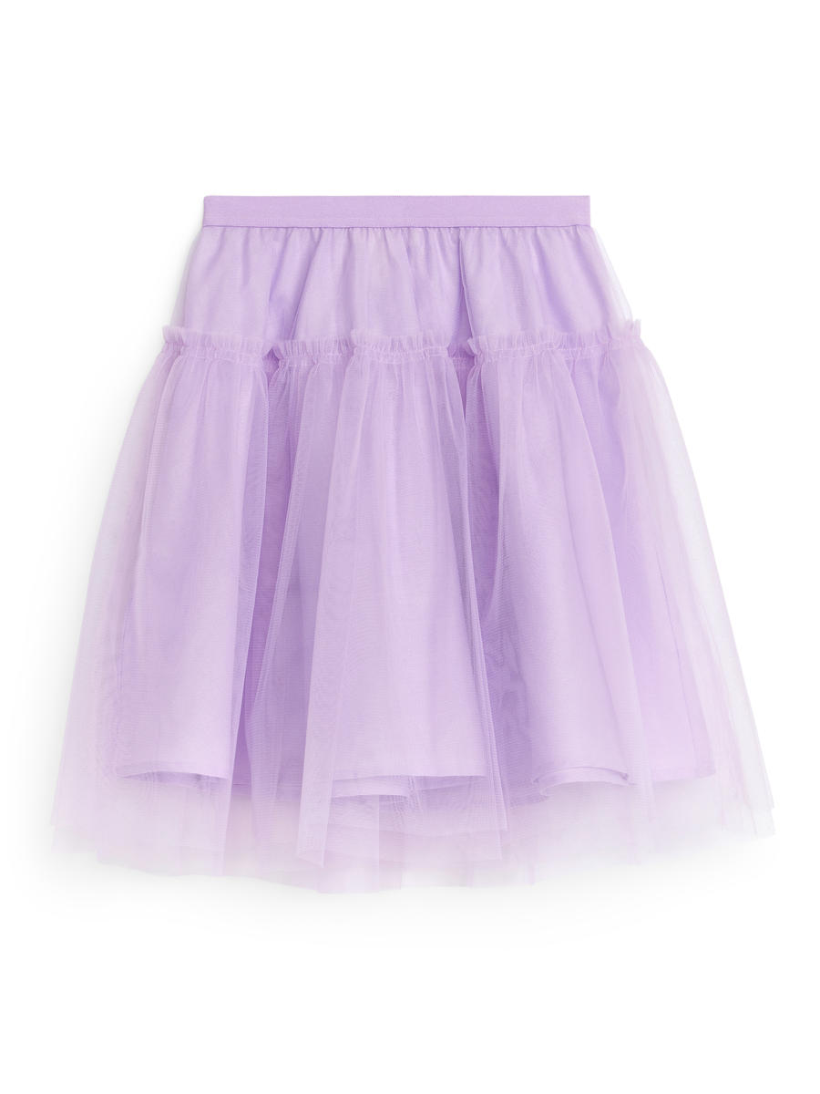 Tulle Skirt-#B4A0C9-216