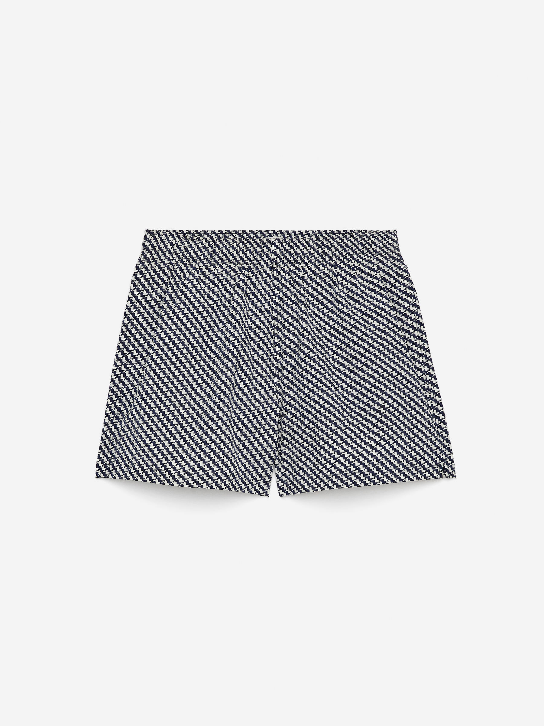 Allover-Printed Swim Shorts-Blue-15773