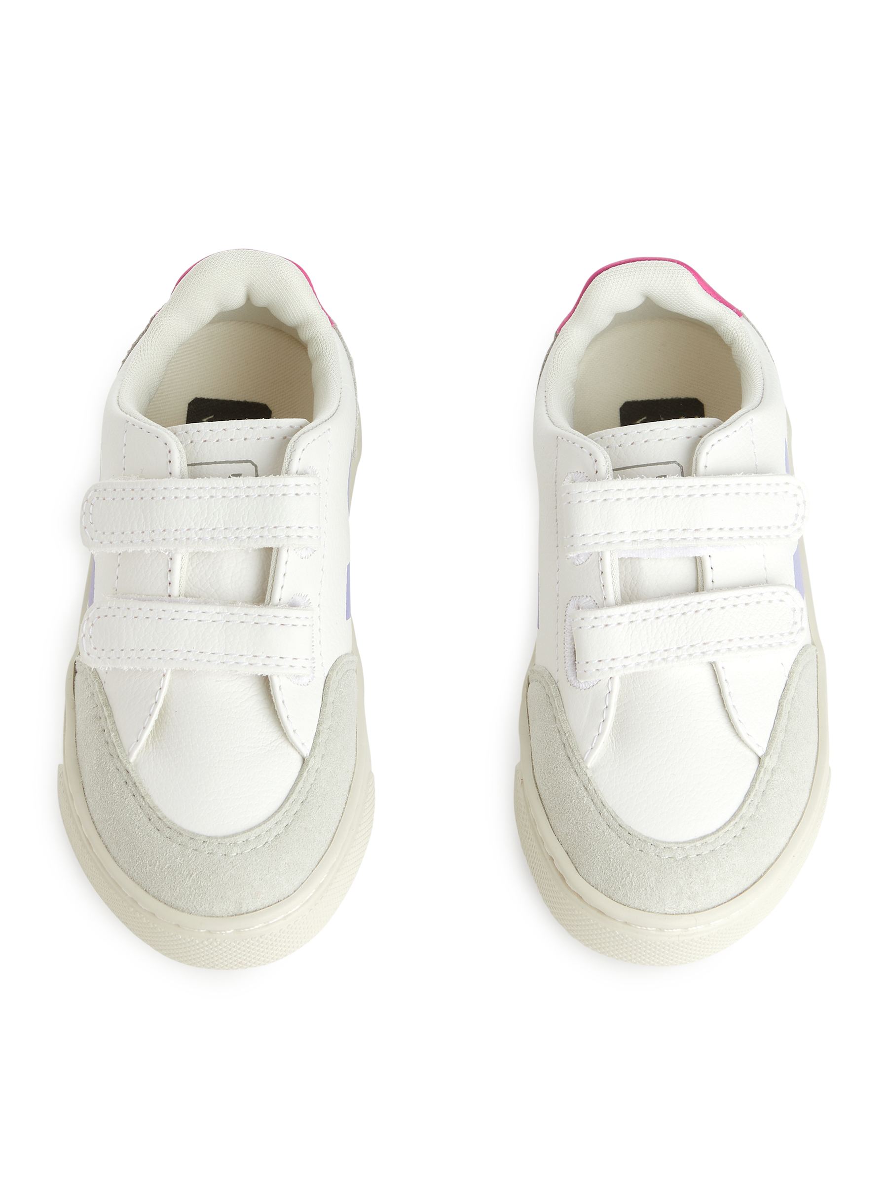 Veja V-12 Kids Trainers - White/Pink - Children - StillMedia/DescriptiveStillLife - 2