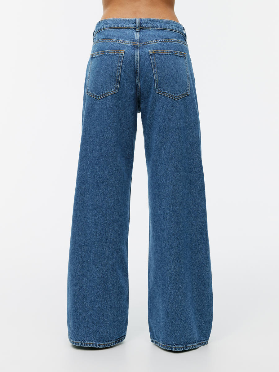 CLOUD Low Loose Jeans - Mid Blue - Relaxed fit - Women - 1089115014