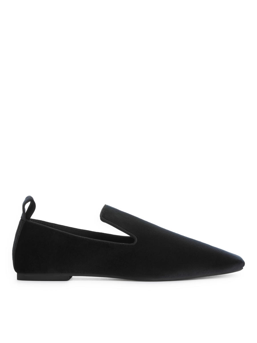 Indoor Velvet Loafers-#272628-13311