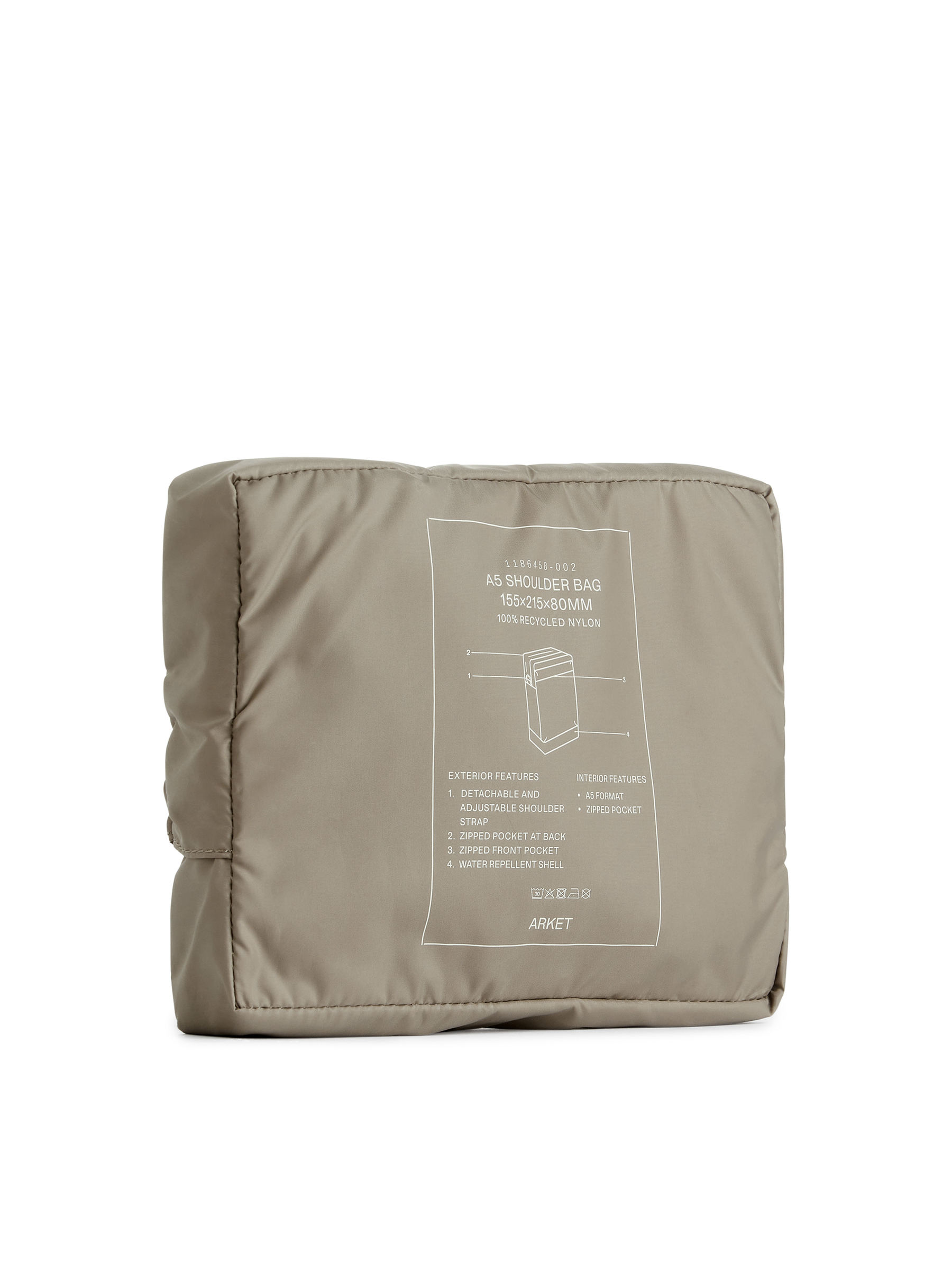 Borsa a spalla in nylon - Beige - Travel - StillMedia/DescriptiveStillLife - 3