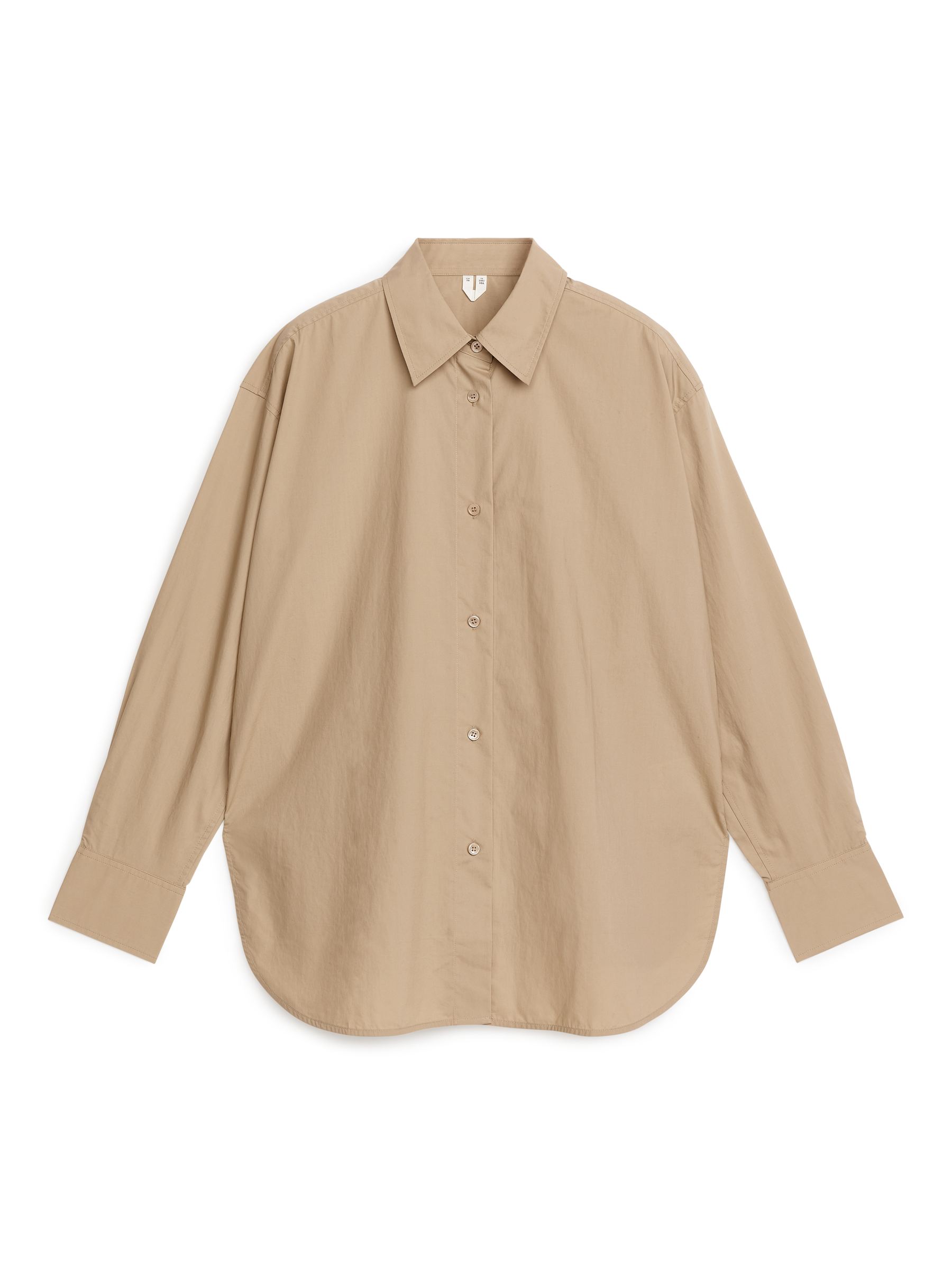 Relaxed Poplin Shirt-#A49578-288