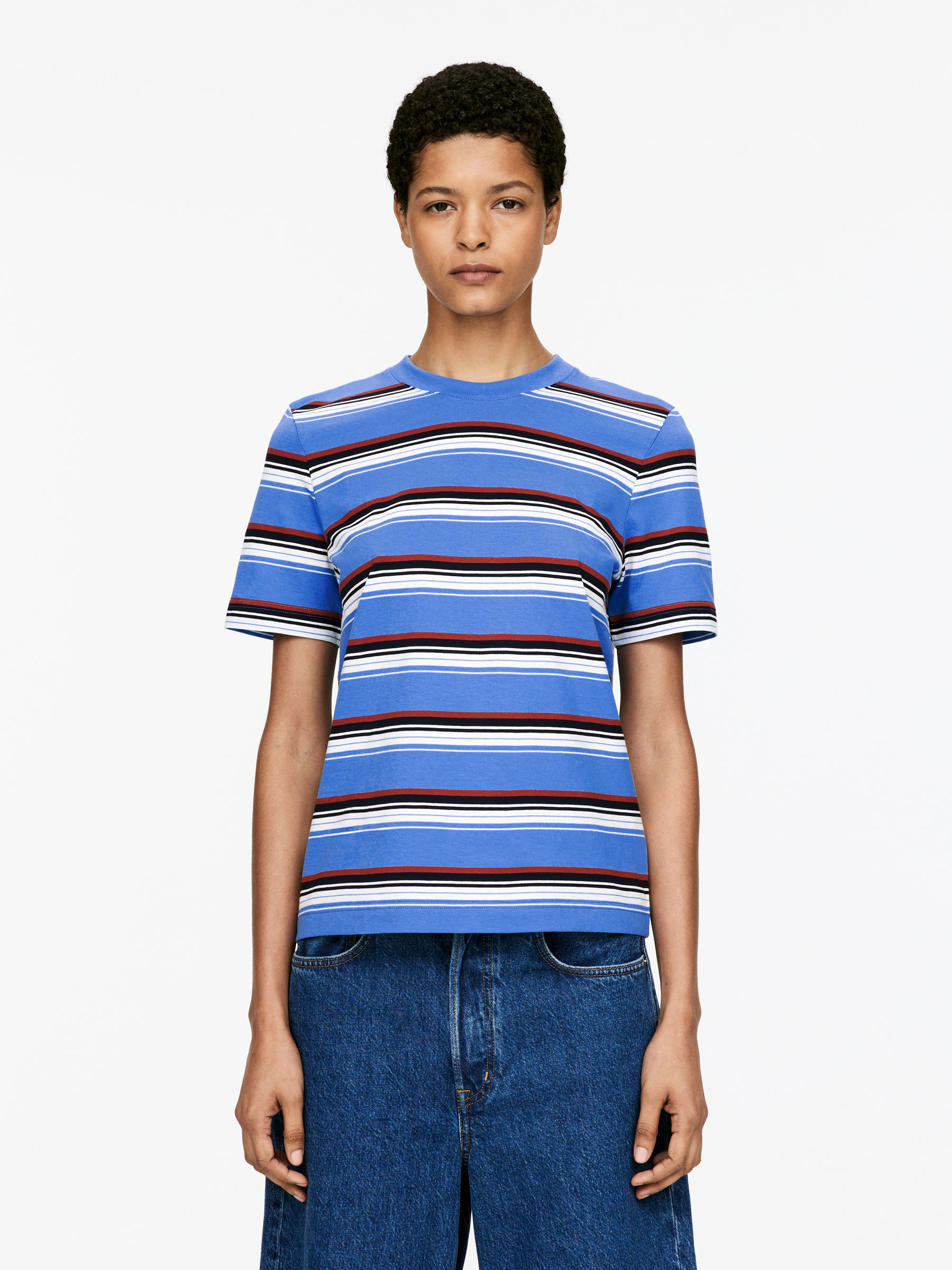 LILY Lightweight T-Shirt-#657CBE-15304