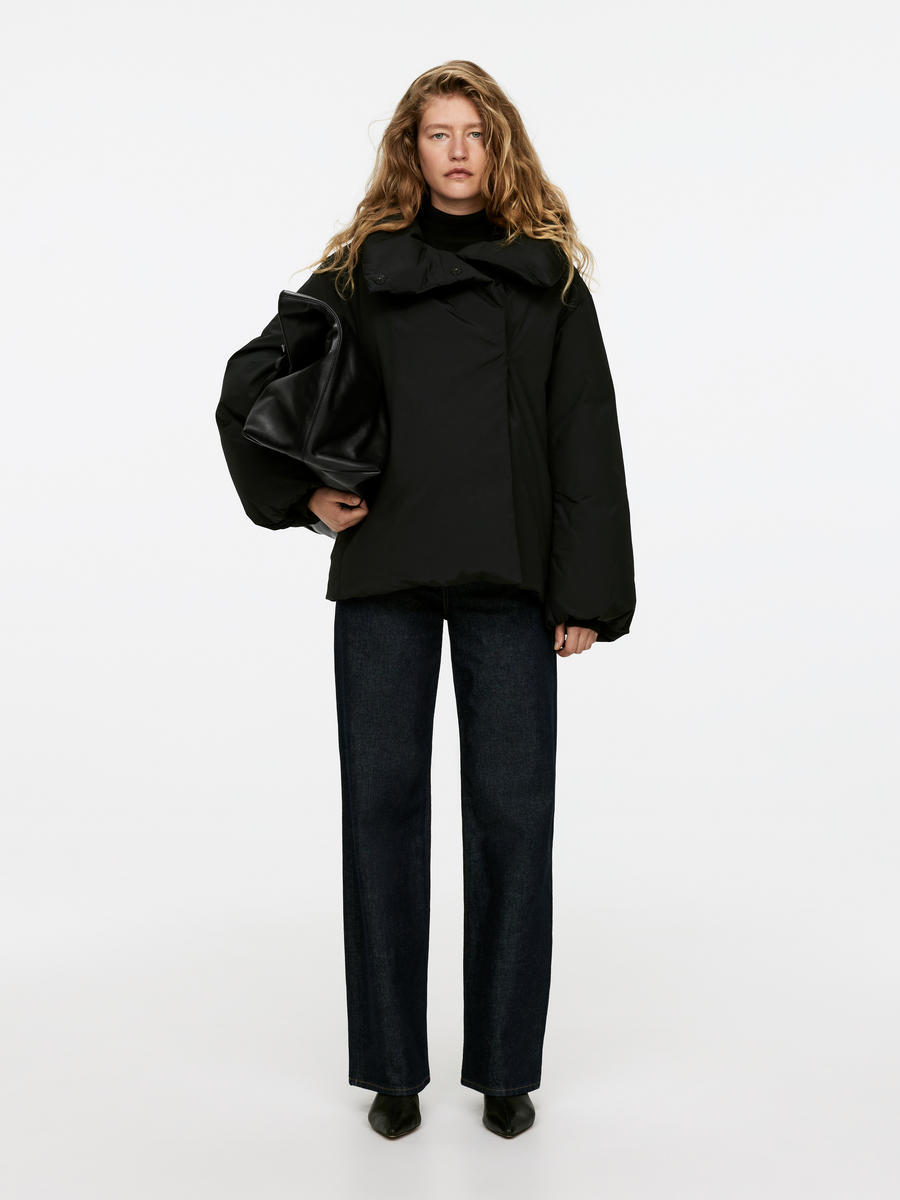 Arket black puffer jacket online