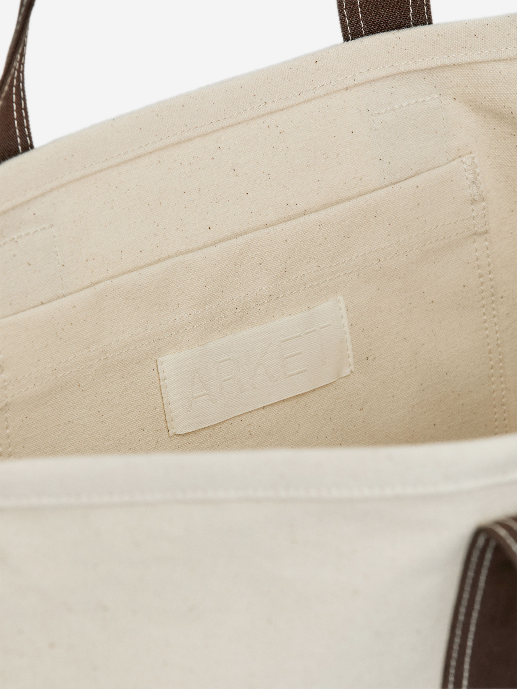 Oversized Canvas Tote - Off White/Mole - Men - StillMedia/DescriptiveDetail - 5