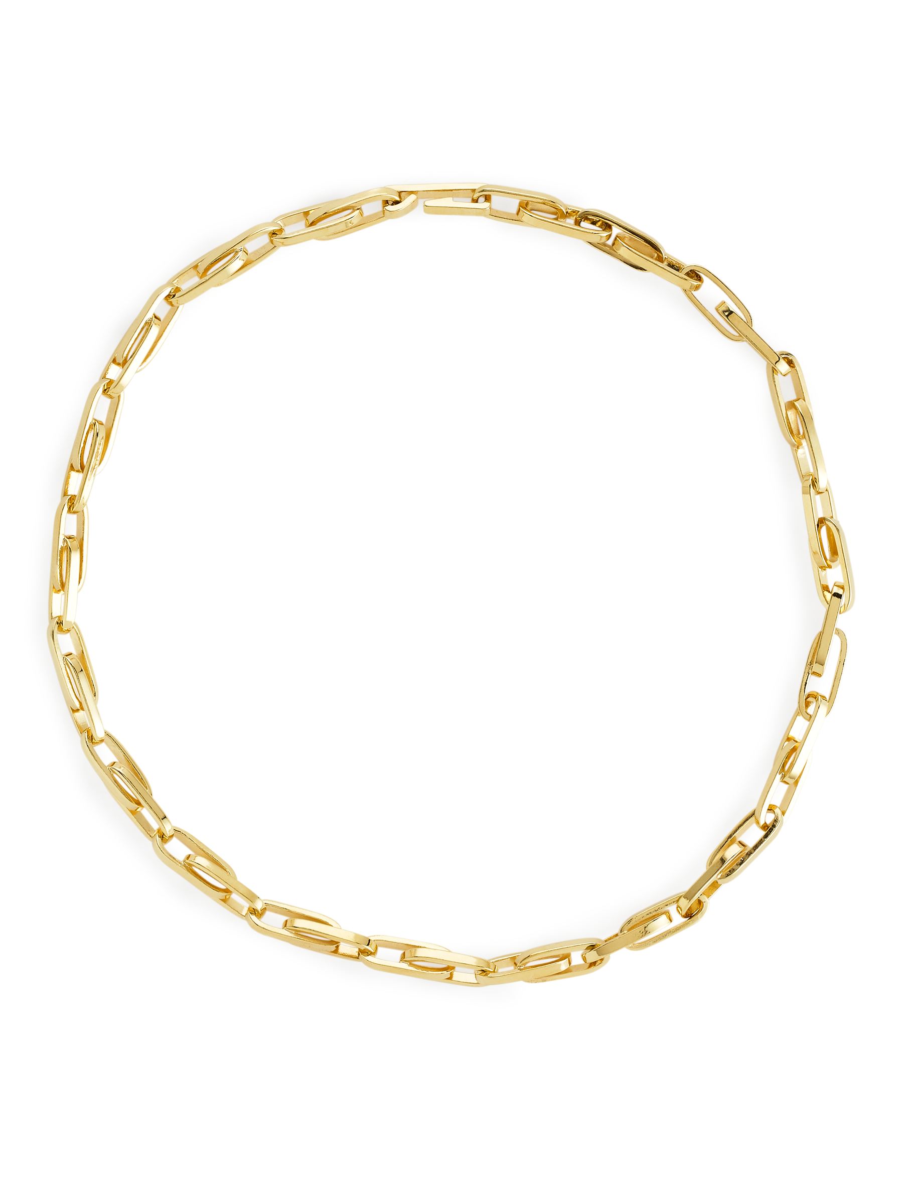 Gold-Plated Chain Necklace - Gold - Women - StillMedia/DescriptiveStillLife - 1