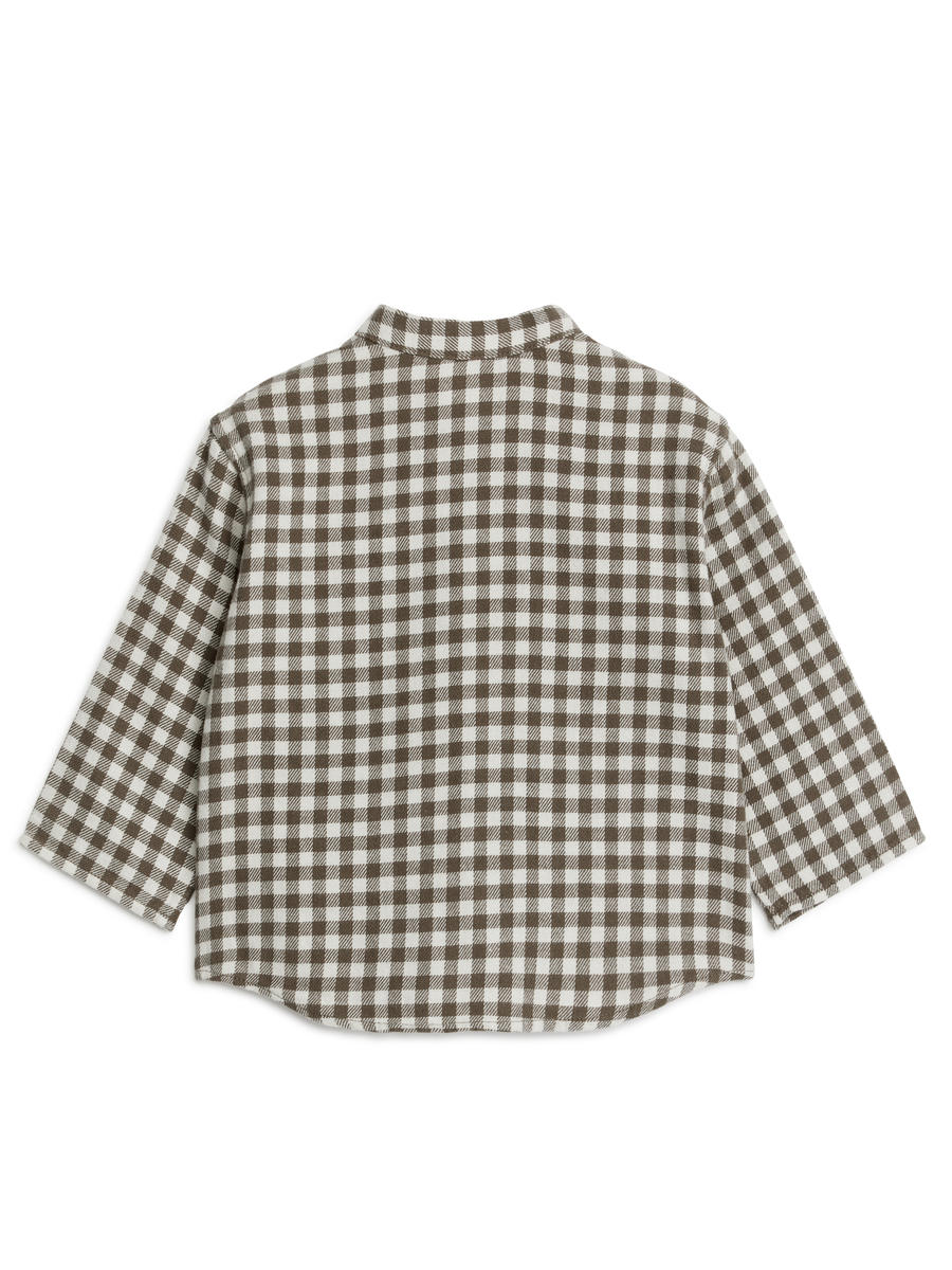 Flannel Shirt-#645B4F-4167