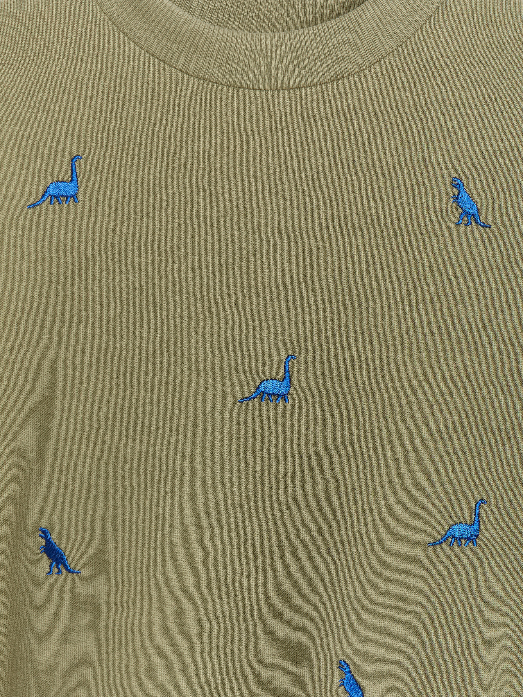 Sudadera bordada - Verde caqui - Corte estándar - Children - StillMedia/DescriptiveDetail - 1