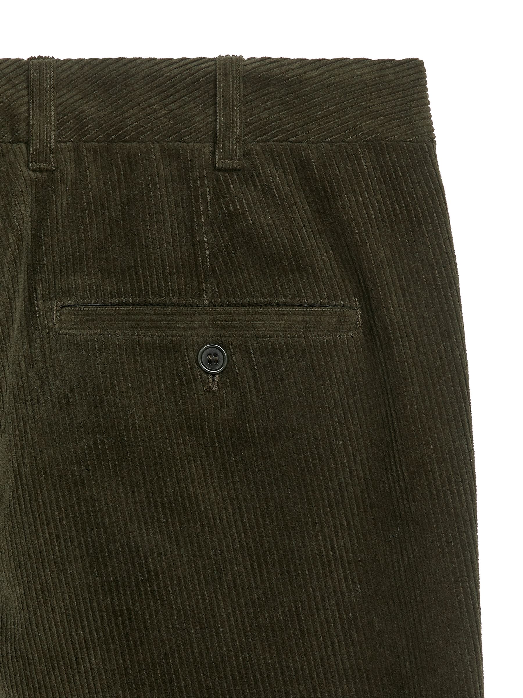 Chinos i manchester - Mörkgrön - Regular fit - Men - StillMedia/DescriptiveDetail - 2