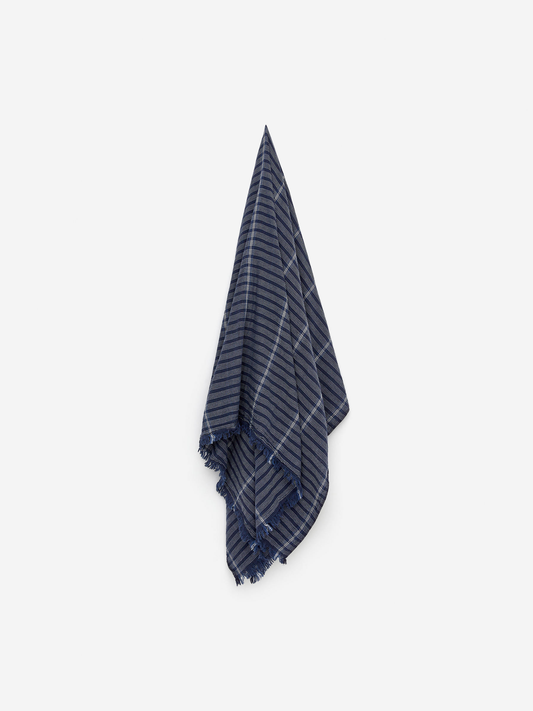 Cotton Blanket-#434E66-15696