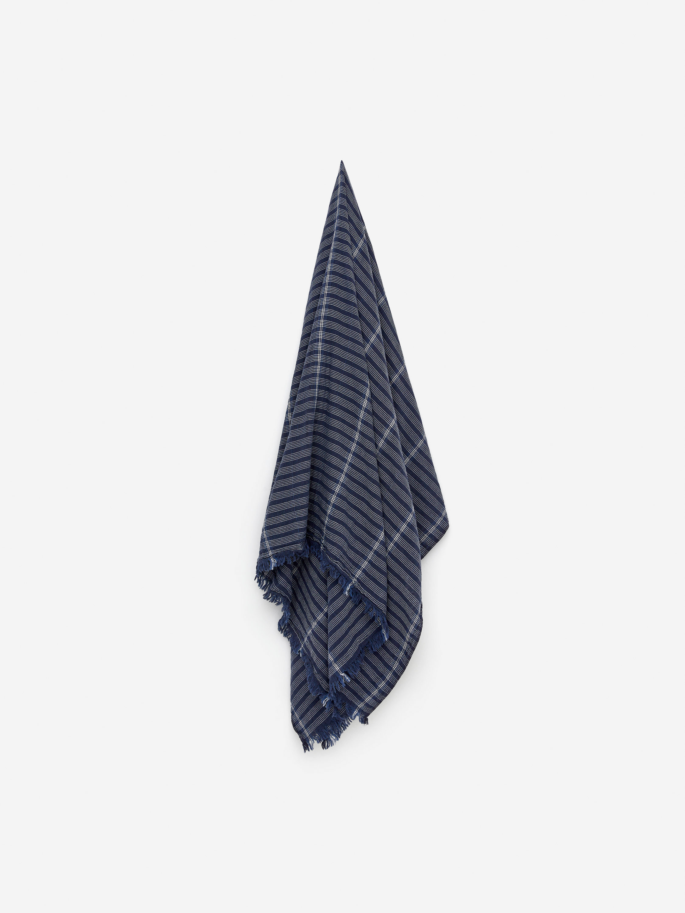 ARKET ブルーブランケット 4daa0db395f06675657fdd6180d452