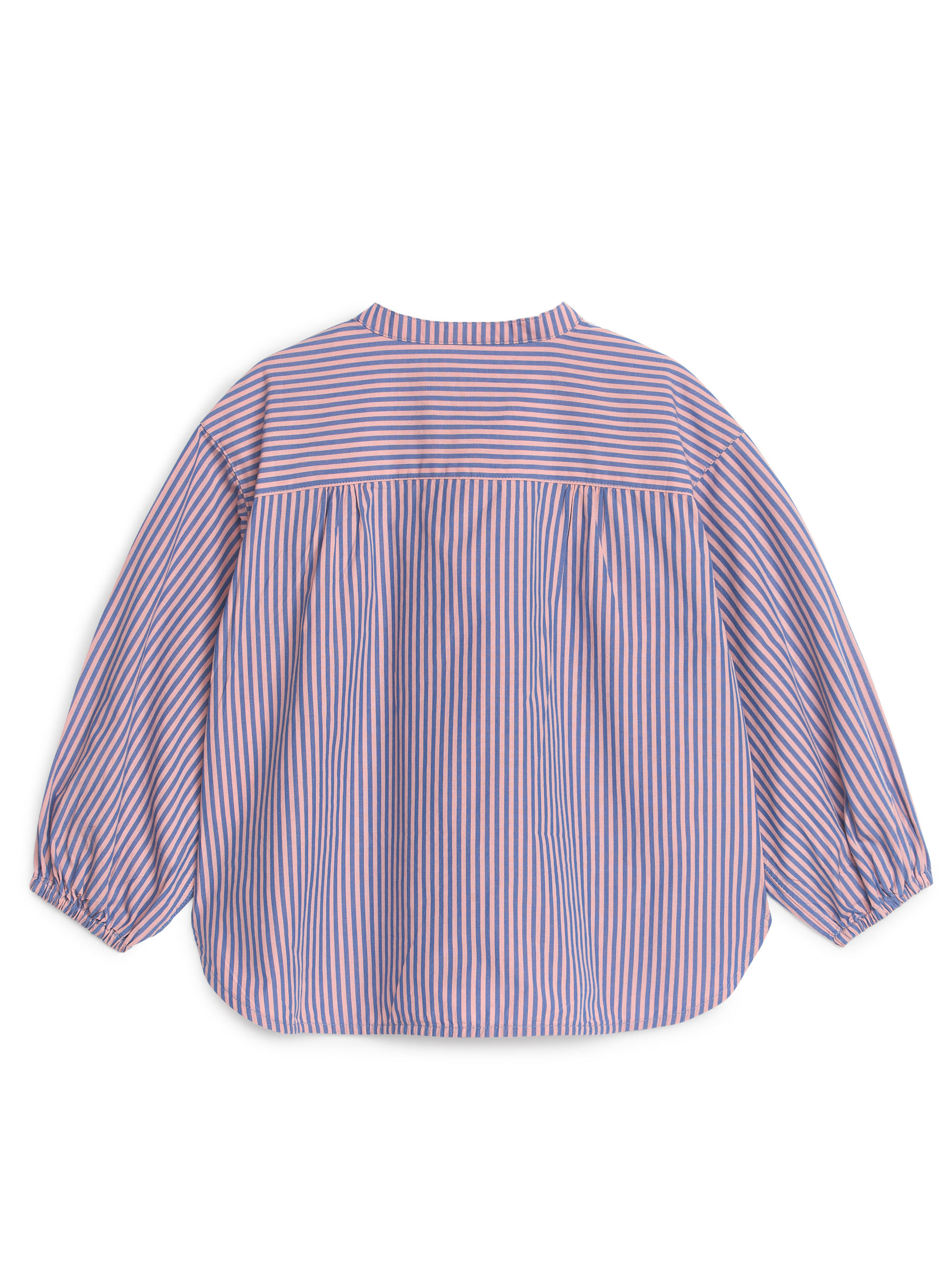 Legere Baumwollbluse - Blau/Rosa - Regular Fit - Kinder - StillMedia/DescriptiveStillLife - 1