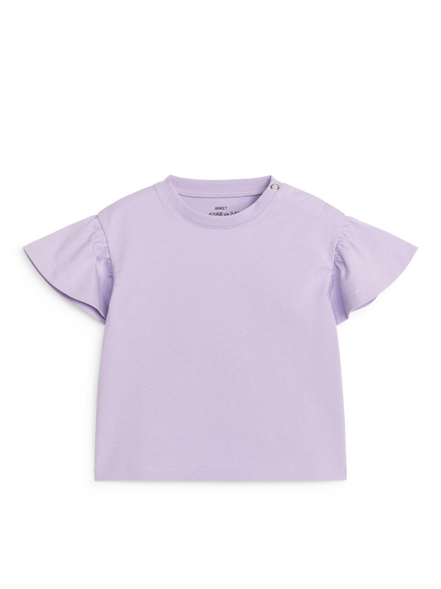 Frill T-Shirt-Purple-5086