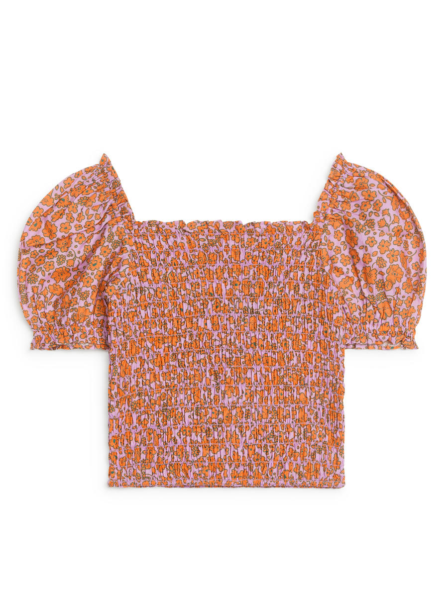 Smock Top - Orange/Lilac - Slim fit - Children - 1211901001