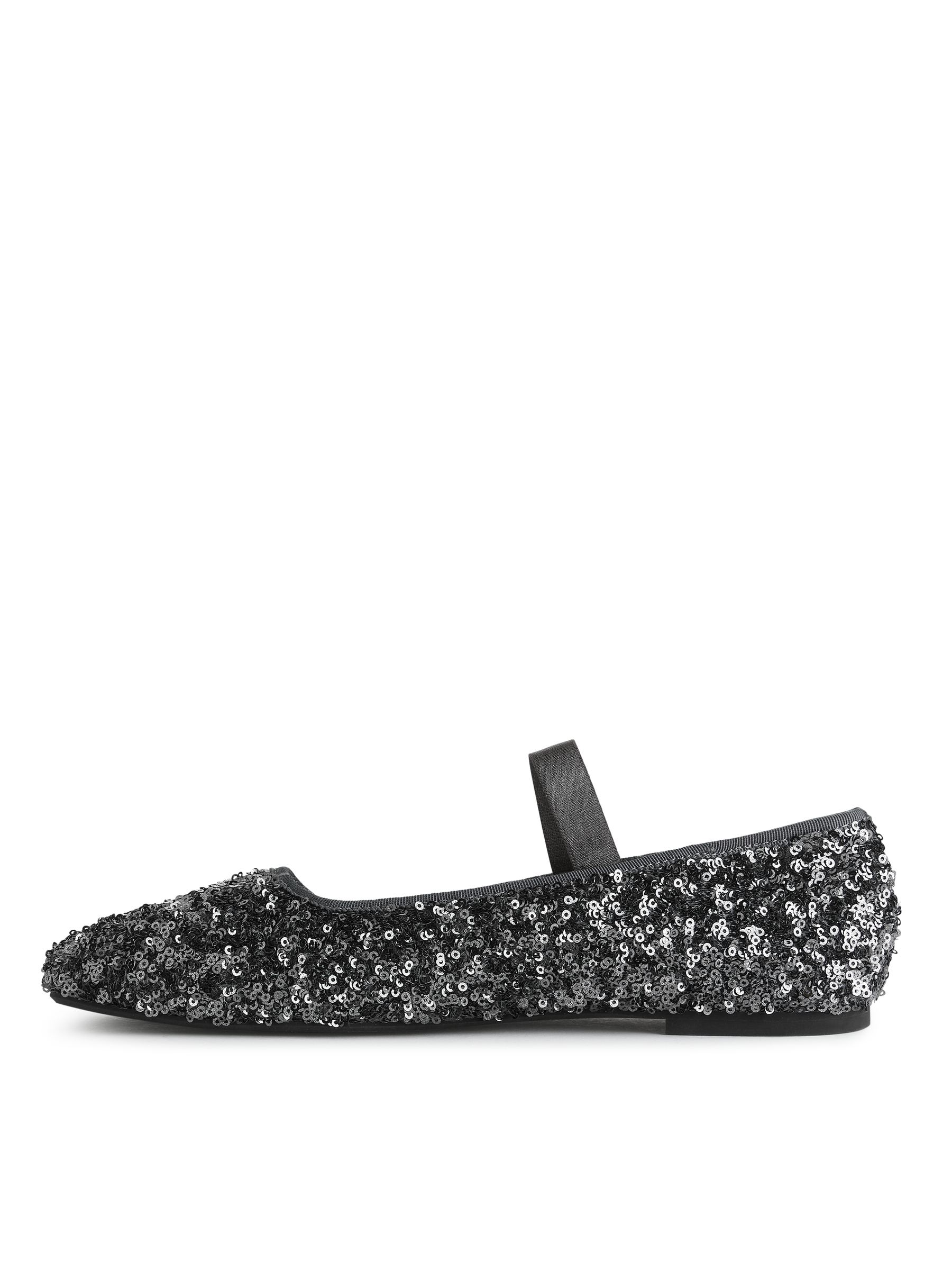 Ballerines à paillettes - Gris/Argenté - Femme - StillMedia/DescriptiveStillLife - 10