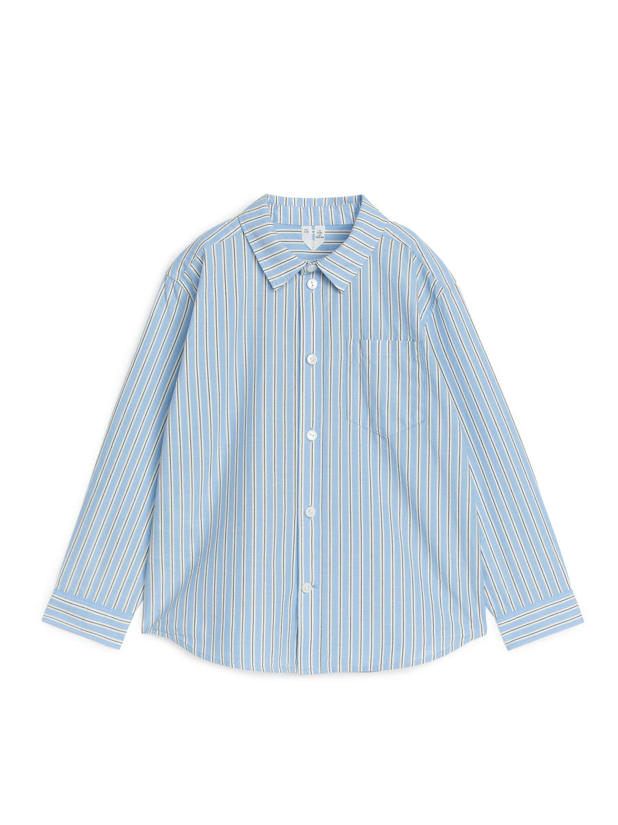 Poplin Shirt-#859DD6-7294