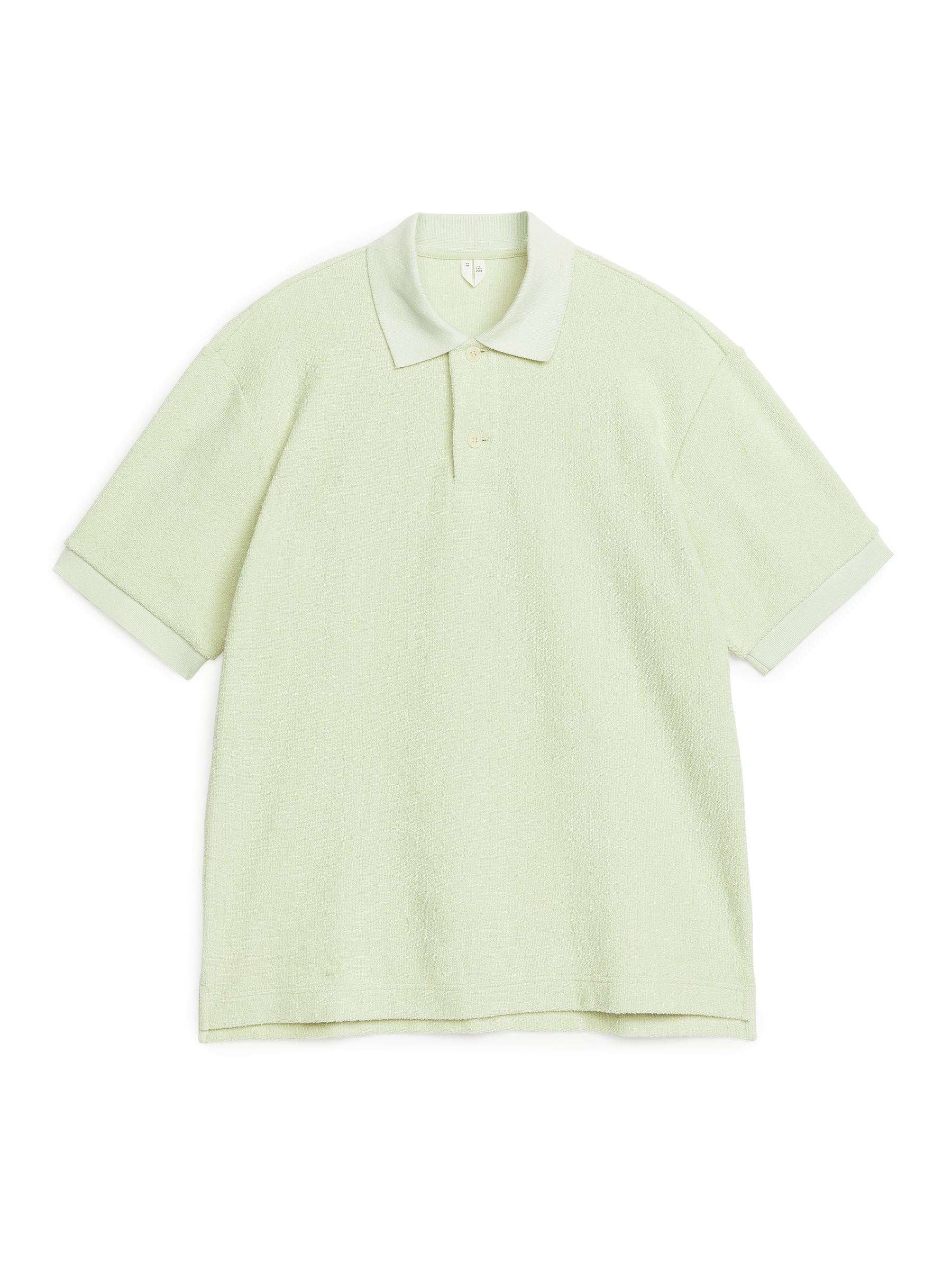 Polo de tela de toalla - Pistacho - Corte relajado - Men - StillMedia/DescriptiveStillLife - 1