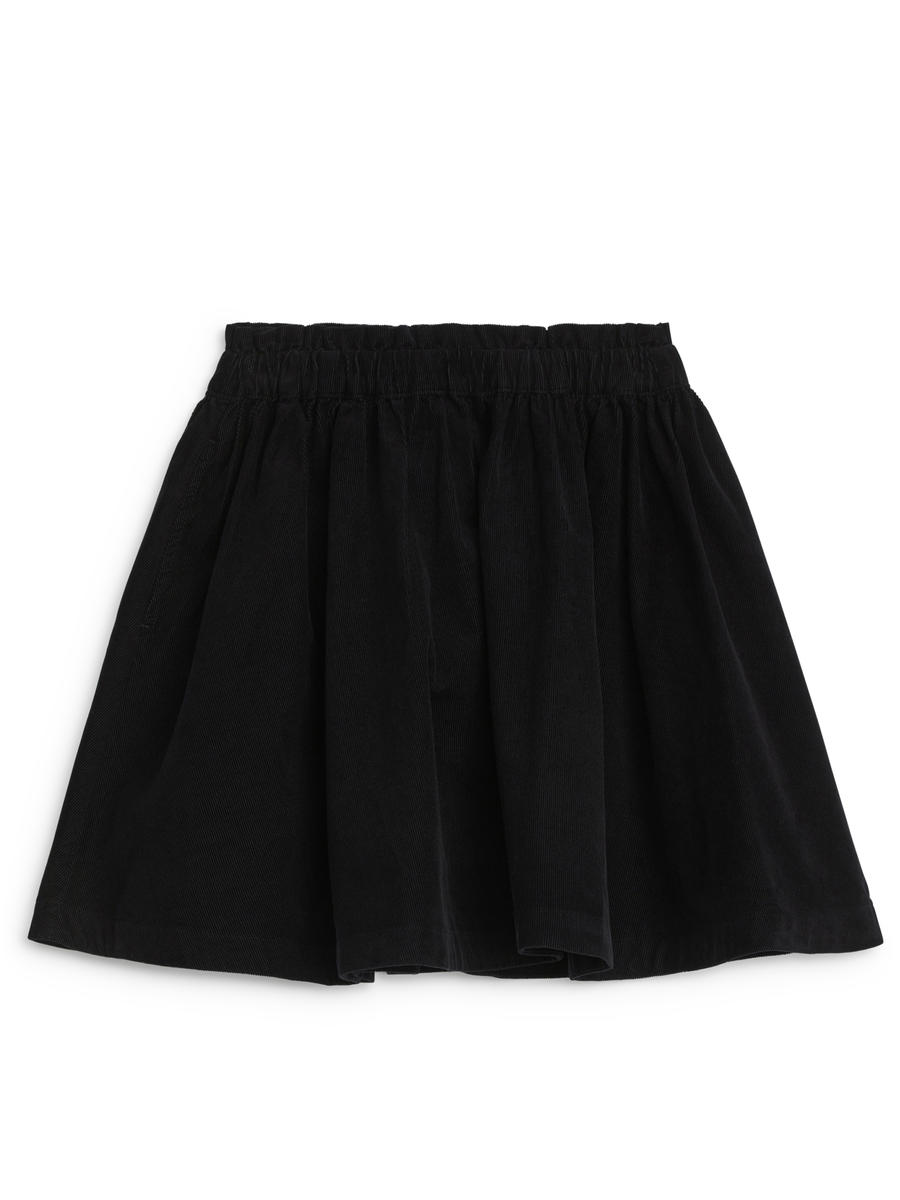 Corduroy Skirt-#272628-13203