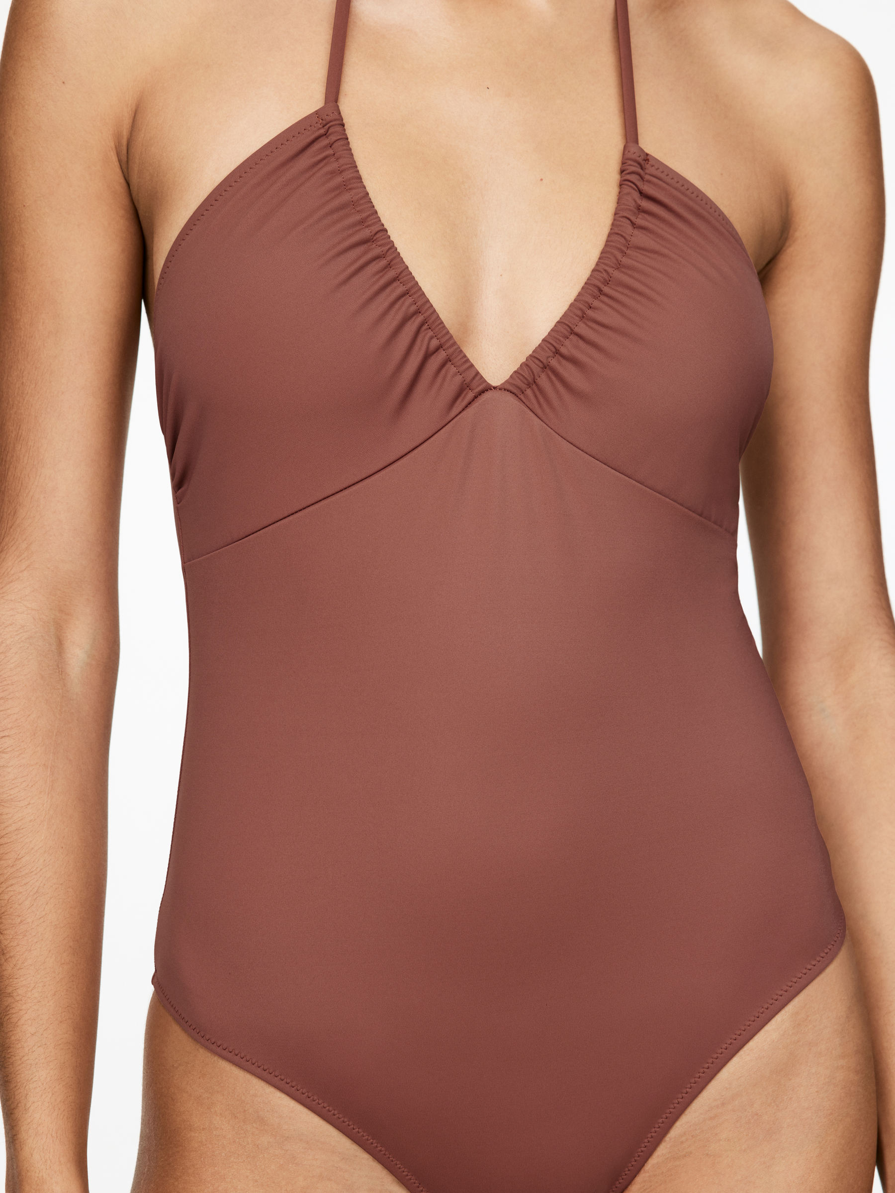 Halterneck Swimsuit - Rust - Women - StillMedia/Lookbook - 3