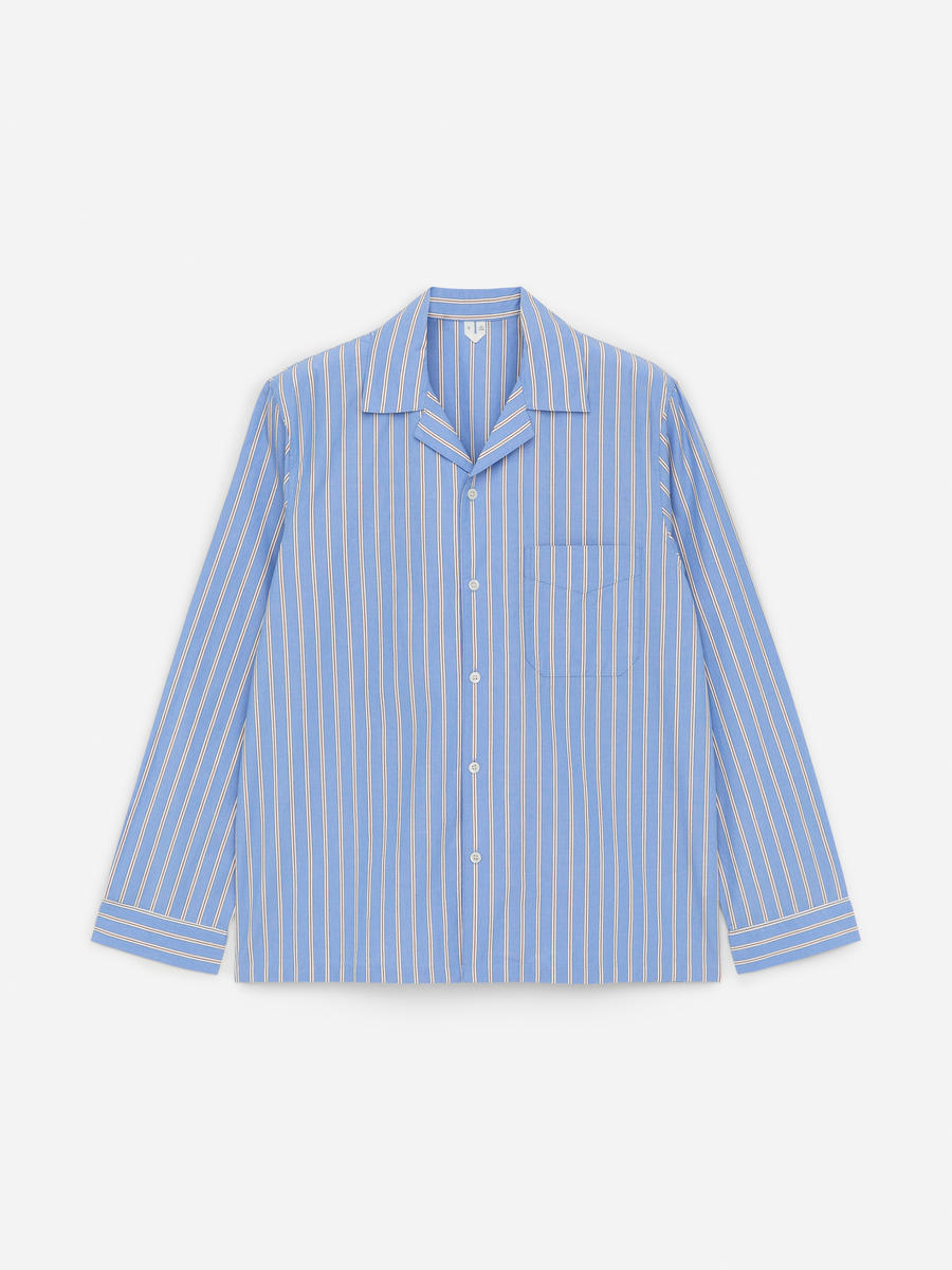 ARKET Men's  Poplin Pyjama Shirt Blue,  size XS