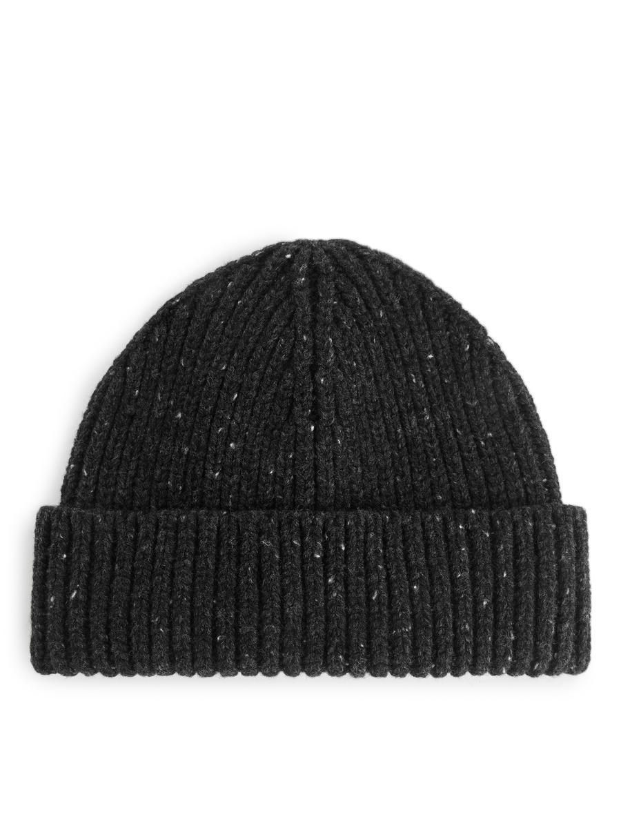 Wool Beanie-#494A4F-12861